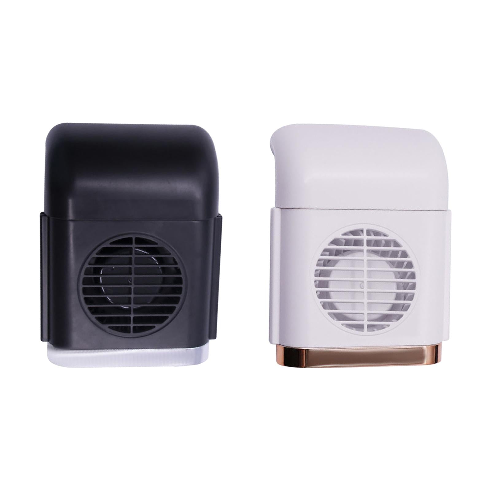 Car Seat Cooling Fan Blow Cold Air Space Saving Portable Car Seat Back Fan Black