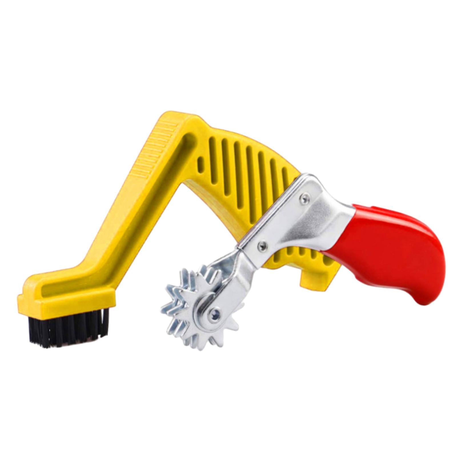2Pcs Polishing Pad Cleaning Tools Easy to Use Buffing Pad Cleaning Spur Tool Yellow