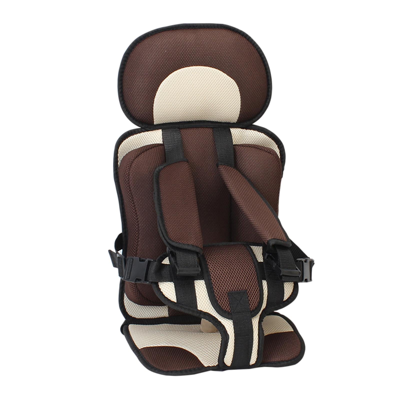 Baby Car Seat Cushion Support Travel Harness Seat Children Car Cushions Brown
