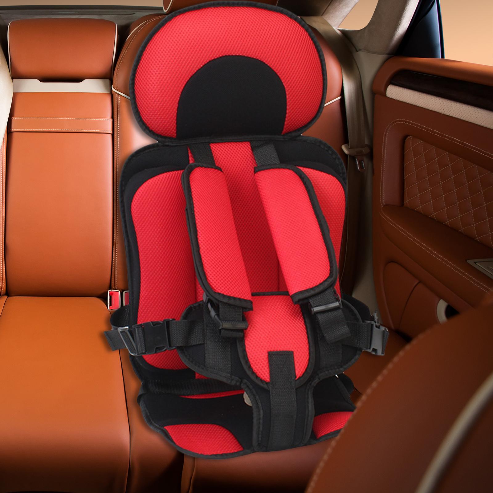 Baby Car Seat Cushion Support Travel Harness Seat Children Car Cushions Red