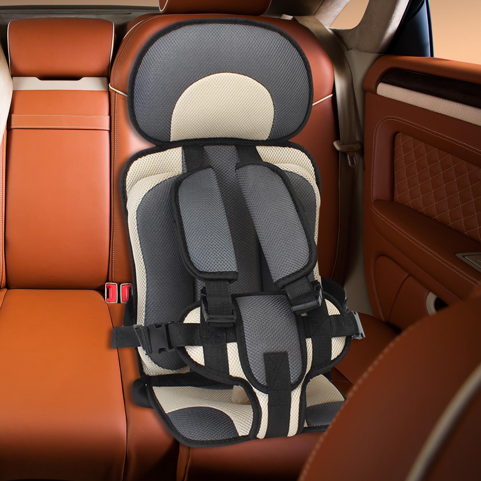 Baby Car Seat Cushion Support Travel Harness Seat Children Car Cushions Gray