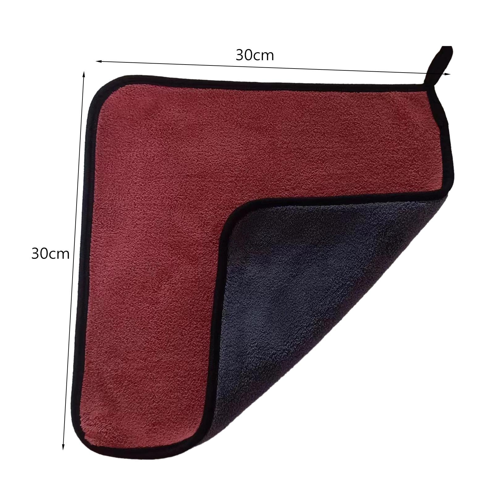 Microfiber Cleaning Cloth Microfiber Towel for СAr Detailing Suvs House Red