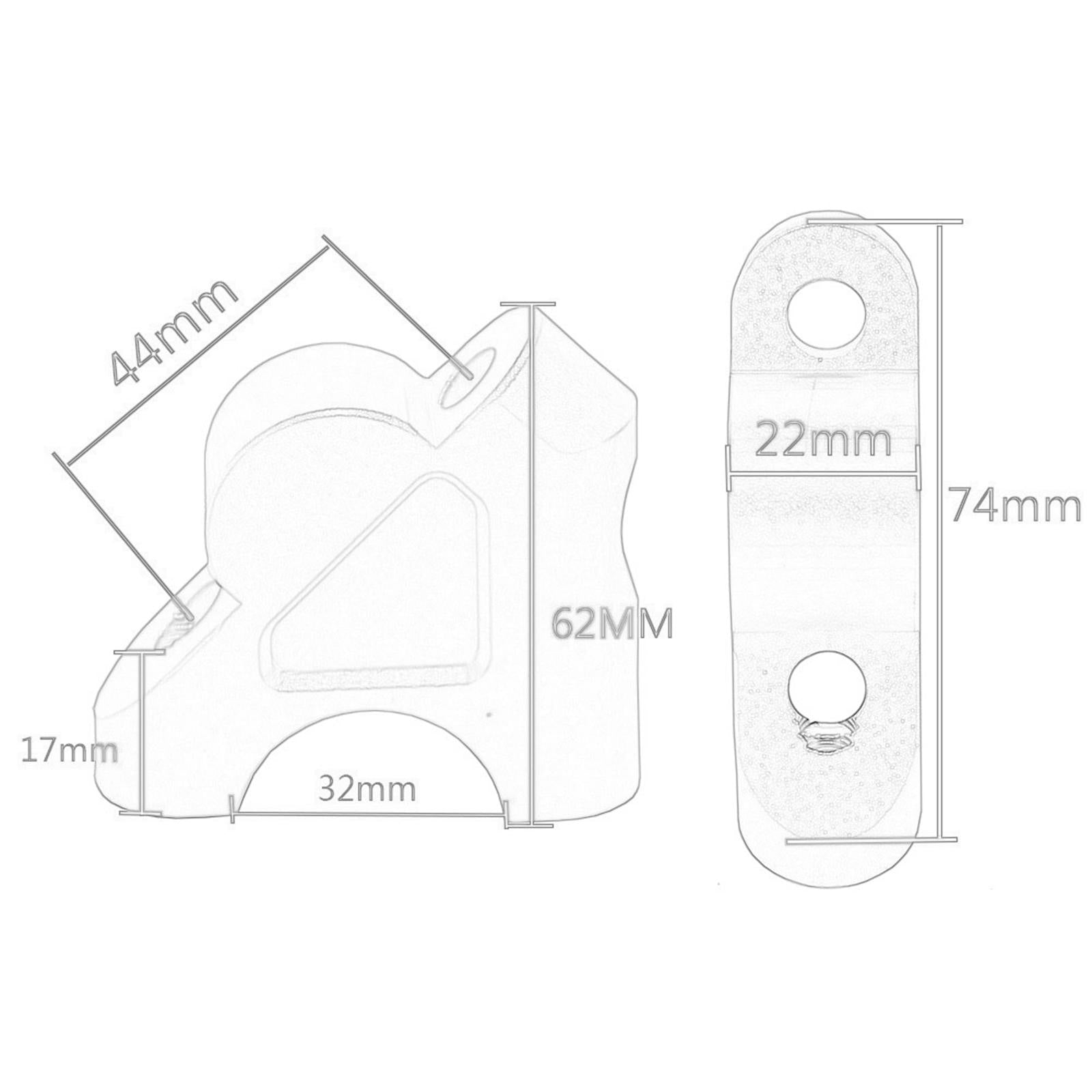 Motorcycle Handlebar Riser Kit for R1200GS Adv LC 2013-2017 Black