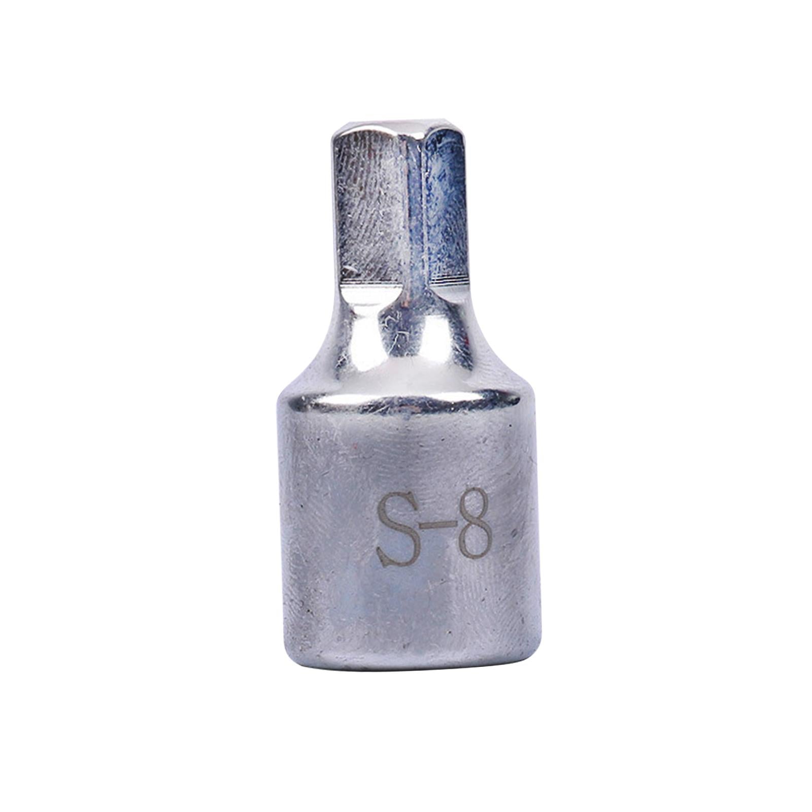 2xOil Drain Plug Screw Reusable Stainless Steel Engine Oil Pan Protection Plug 8mm short
