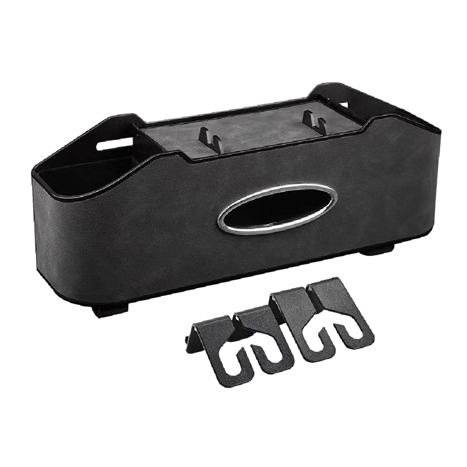 Car Back Seat Headrest Hanging Storage Box Car Travel Accessories Cup Holder