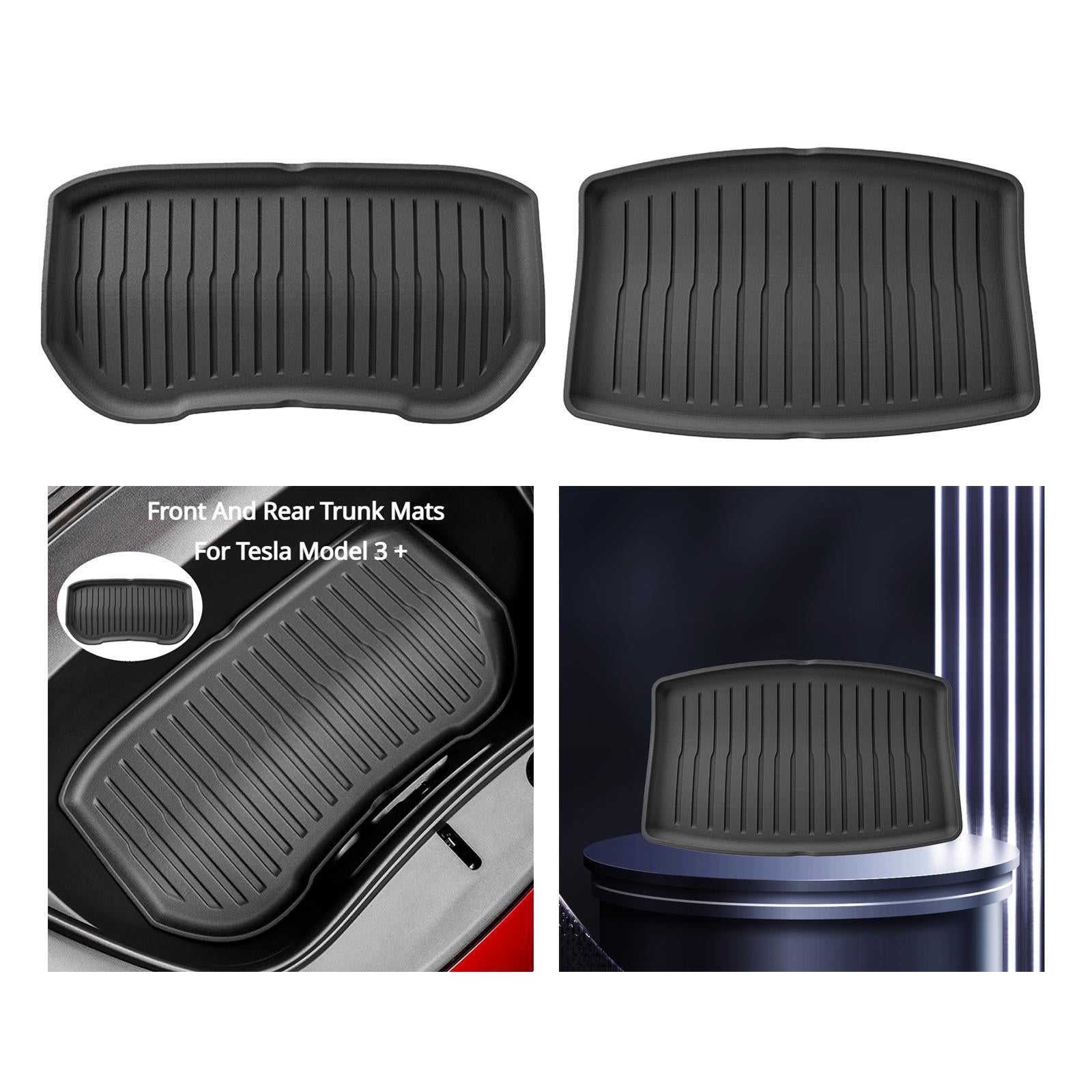 Trunk Mat Replacement Waterproof Trunk Liner Black Color Accessories Durable 73x38.5cm