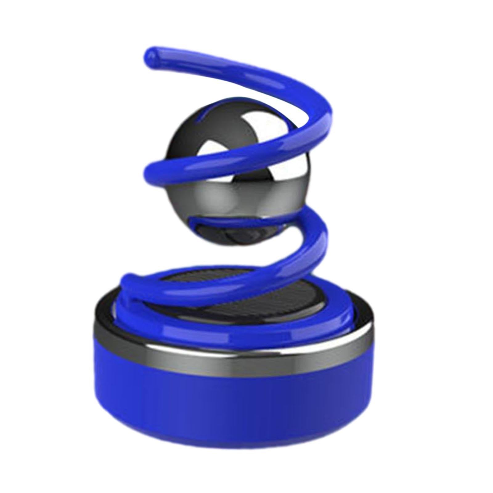 Solar Car Diffuser Car Essential Oil Diffuser for Shelf Balcony Bedroom Blue