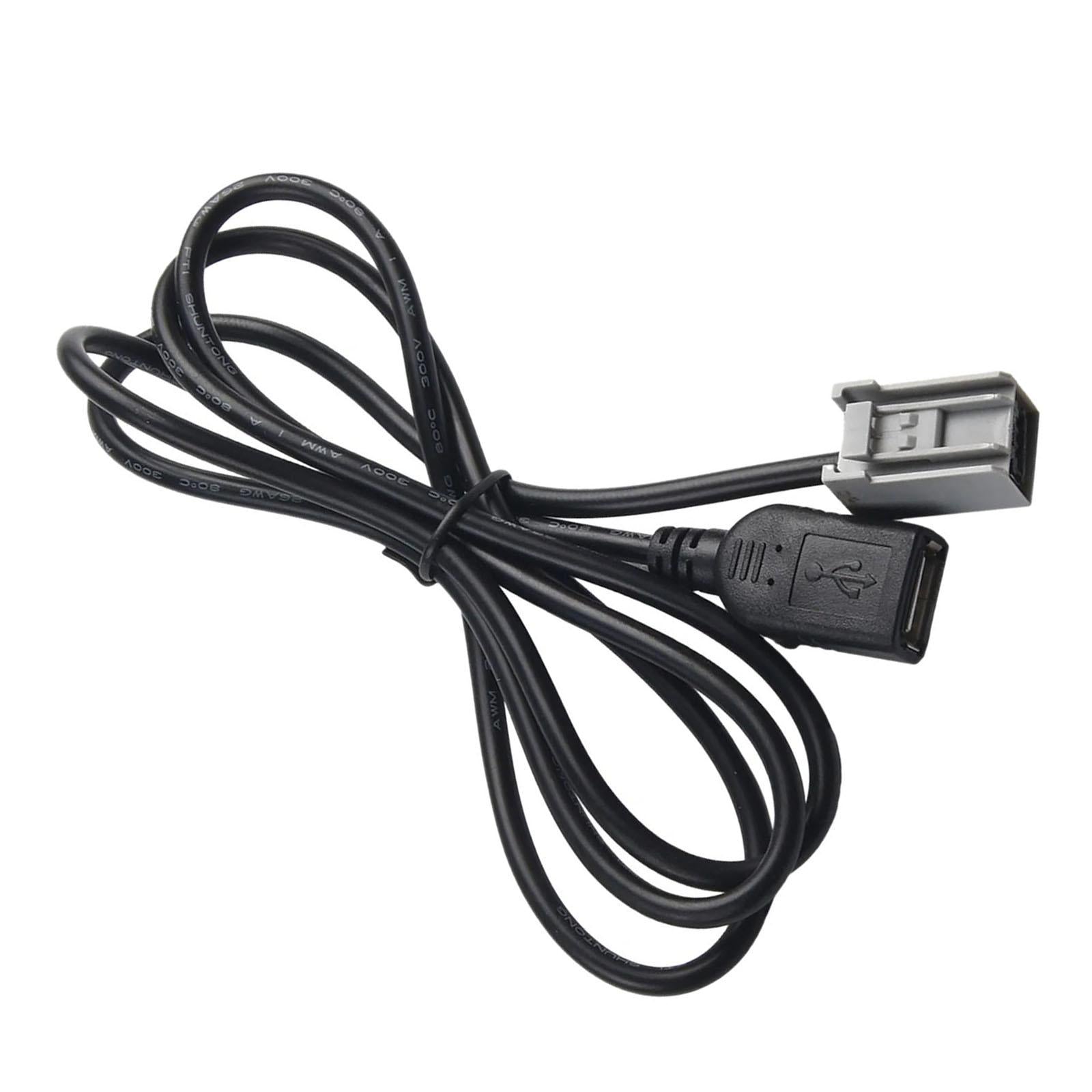 Car USB AUX Cable Adapter for Honda Civic Jazz CR-V Accord Odyssey 2008-2013