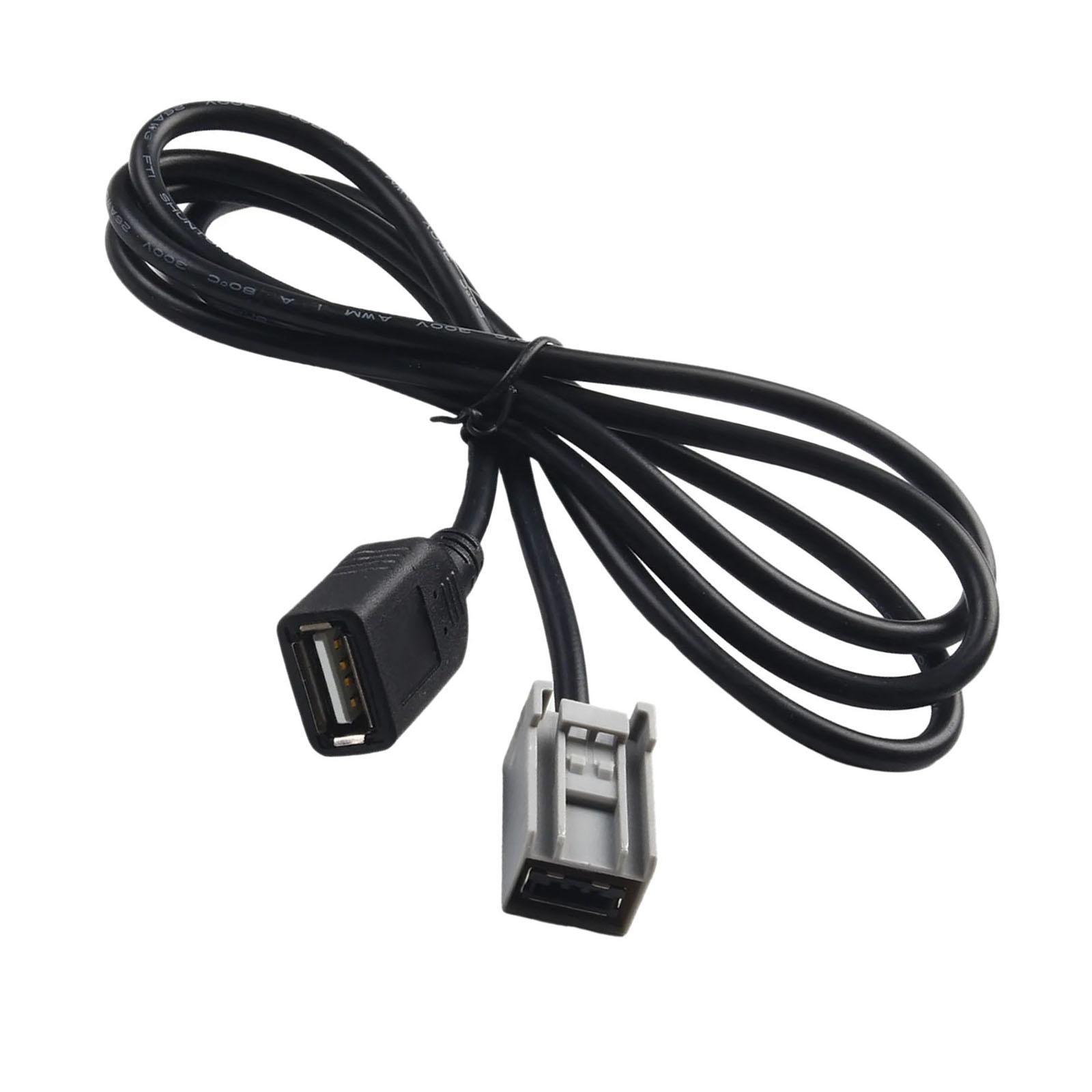 Car USB AUX Cable Adapter for Honda Civic Jazz CR-V Accord Odyssey 2008-2013