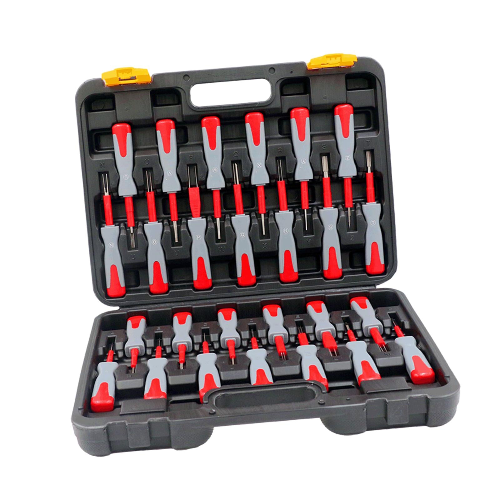 26Pcs Car Terminal Removal Tool Kit Puller Tool Kit Electrical Removal Tools