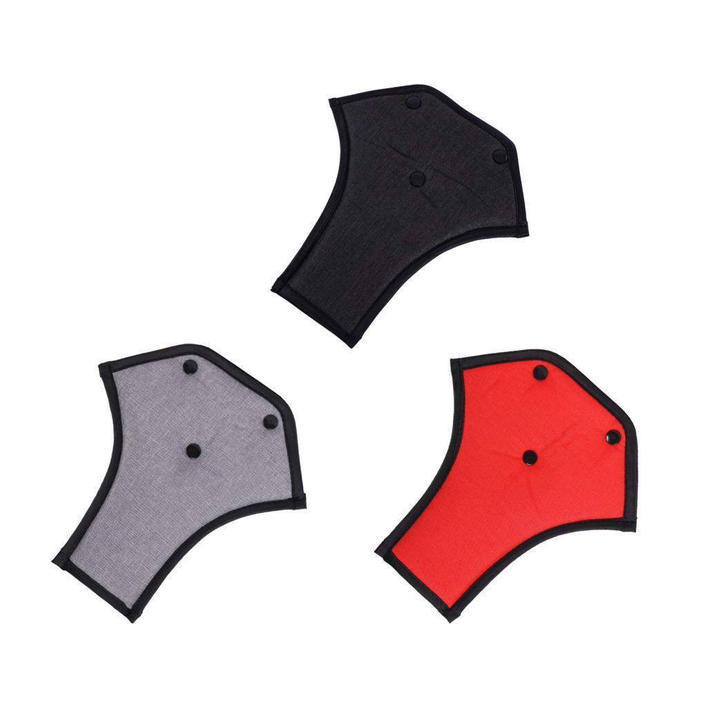 Car Seat Belt Adjuster Universal Soft Seat Belt Cover for Children Kids Black