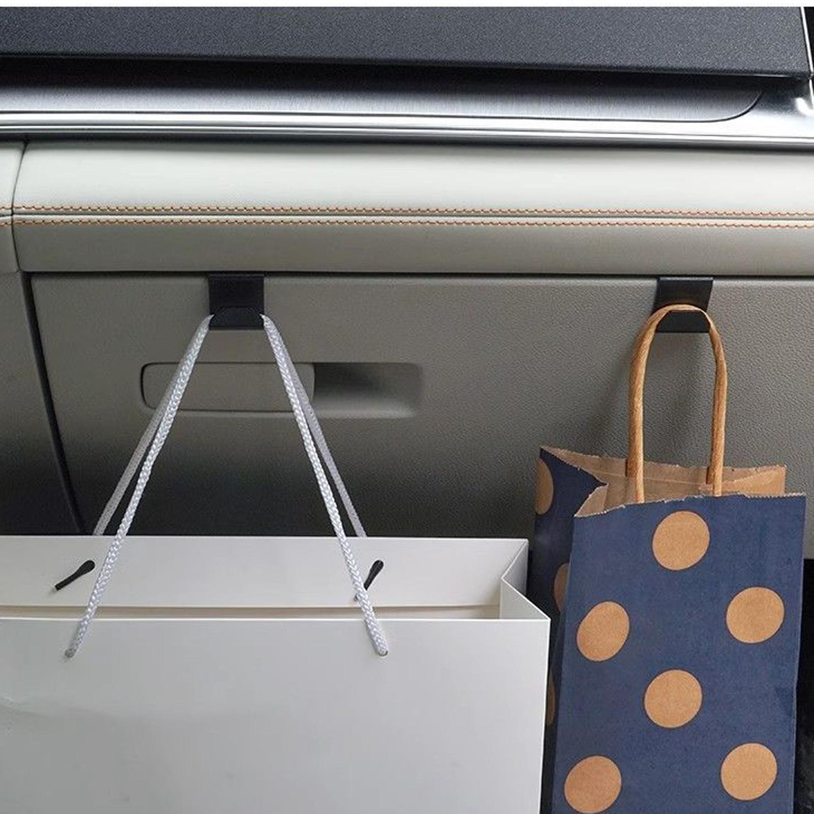 2Pcs Aluminum Passenger Seat Glove Box Hooks Bag Hanger for Byd Dolphin