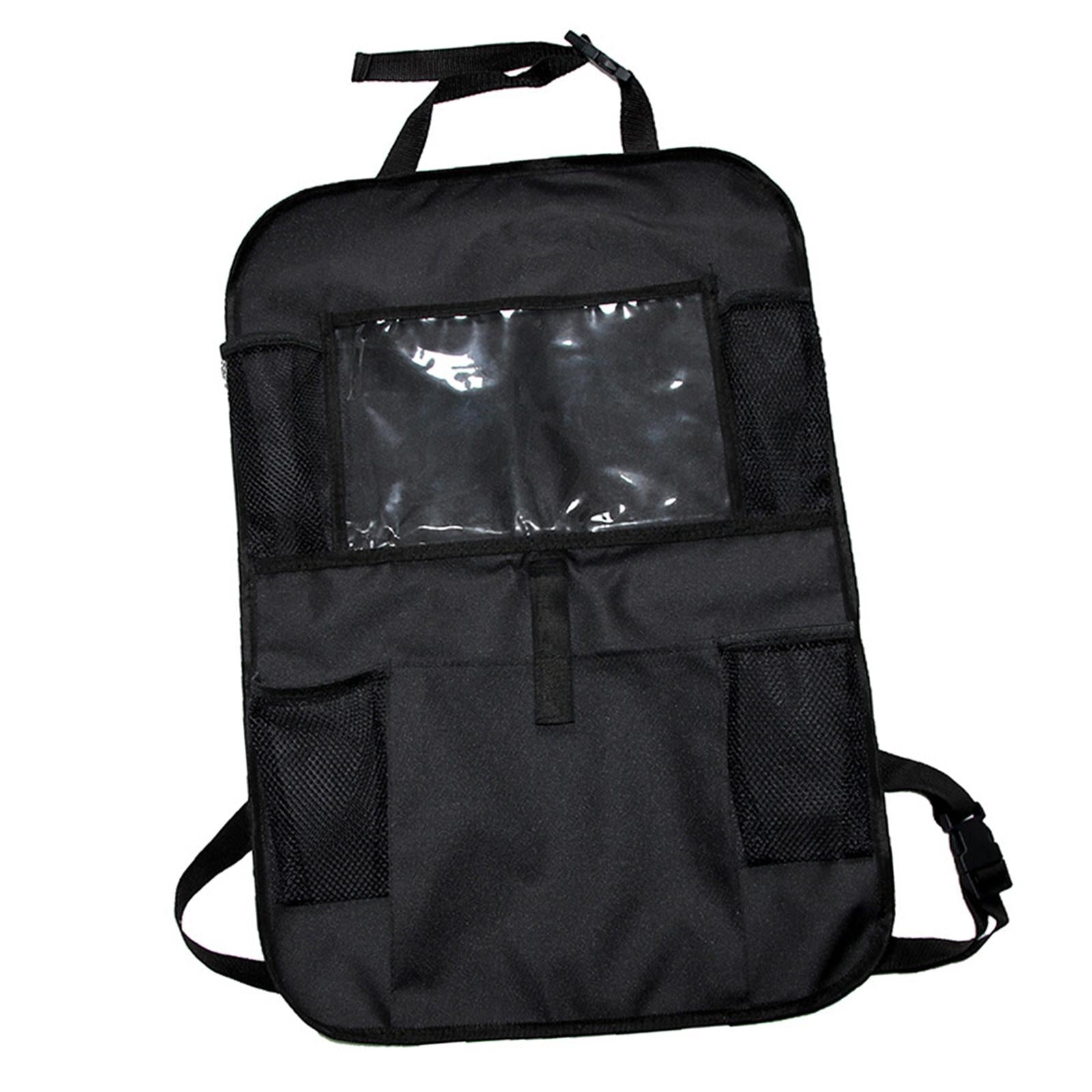 Car Back Seat Protector Organizer for Traveling Black Scratch Resistant