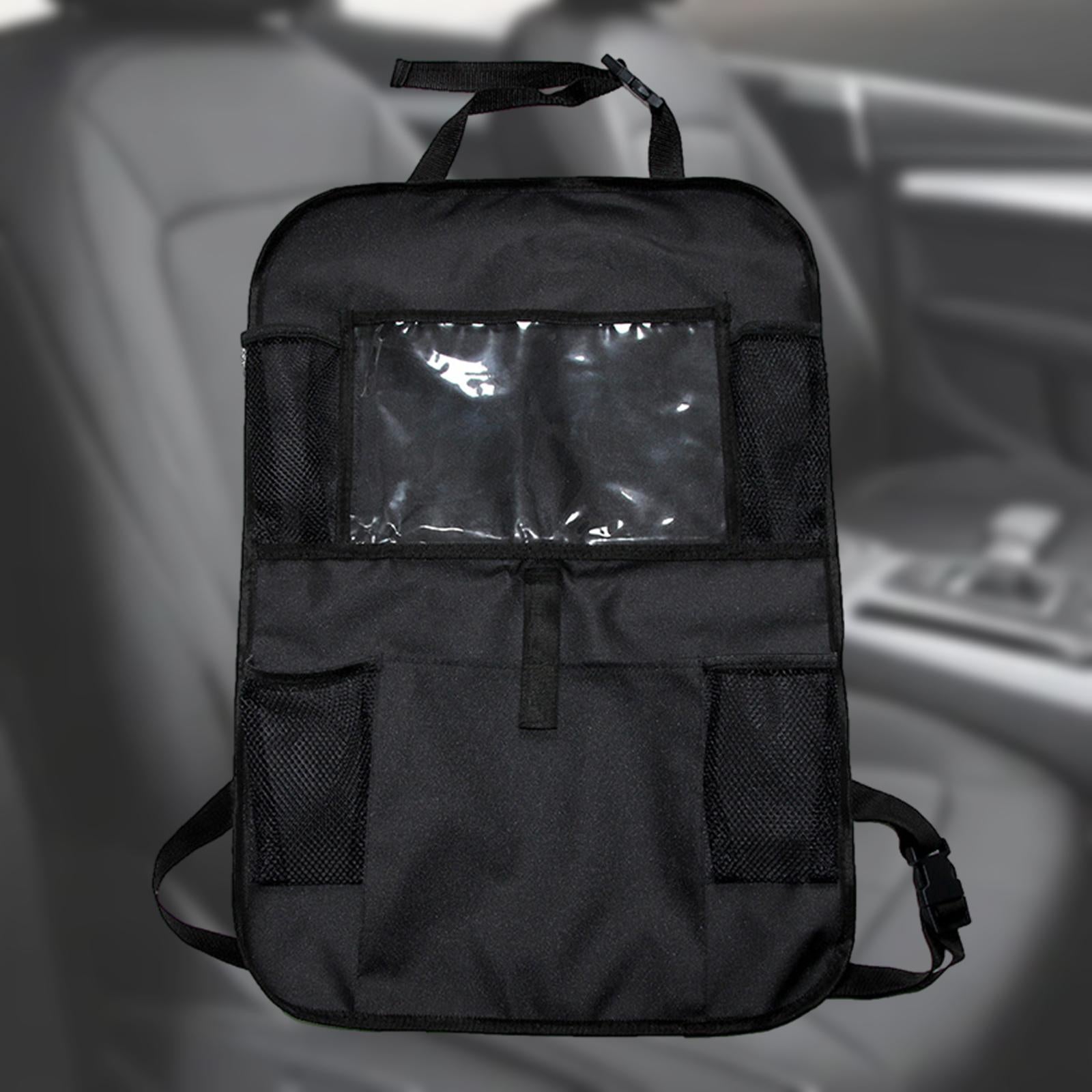 Car Back Seat Protector Organizer for Traveling Black Scratch Resistant
