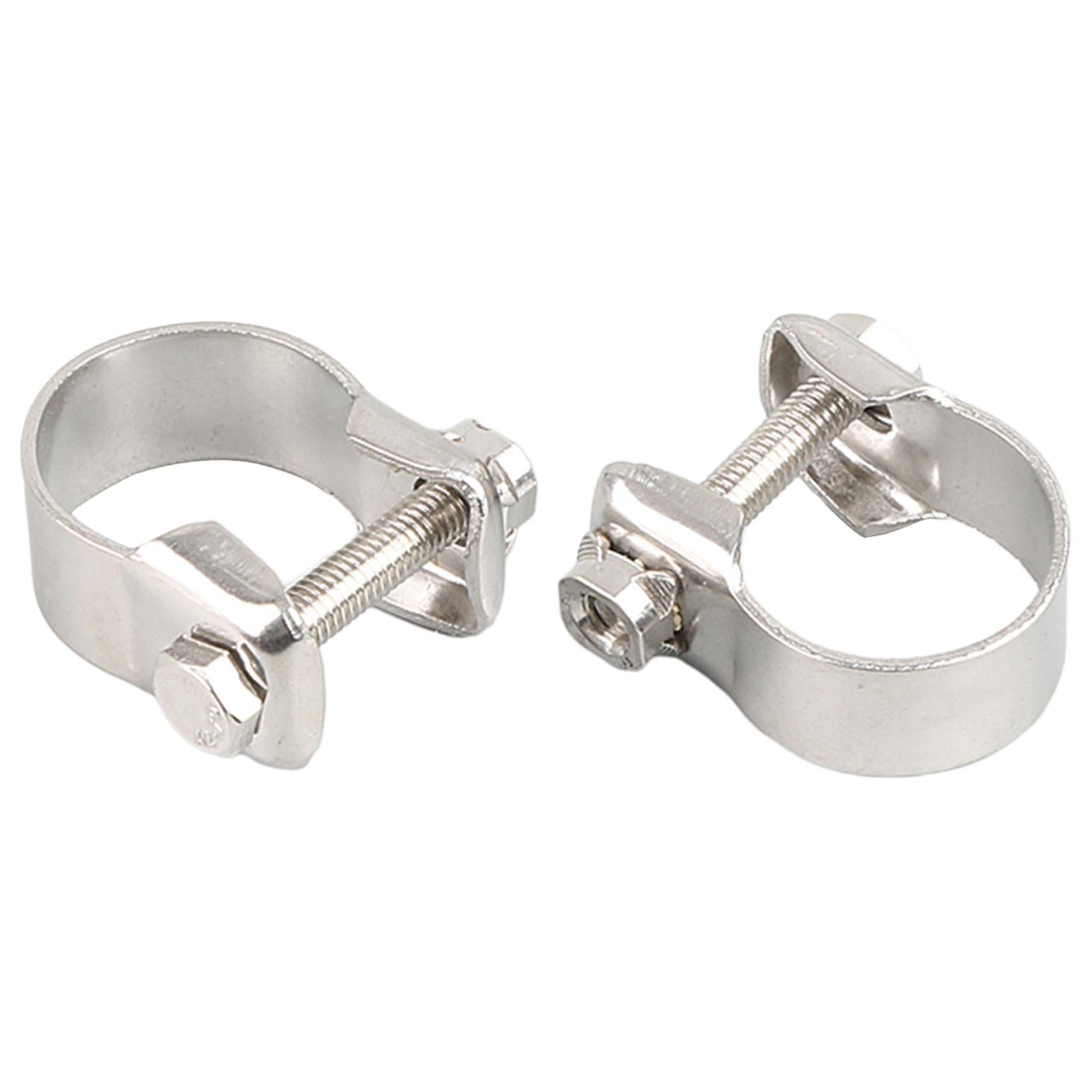 2Pcs Exhaust Clamp Replacement Metal for Automotive Accessories Premium