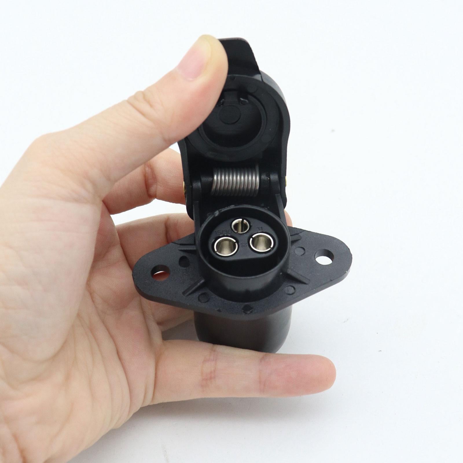 3 Pin 12V Trailer Plug Adapter for Professional Convenient Installation