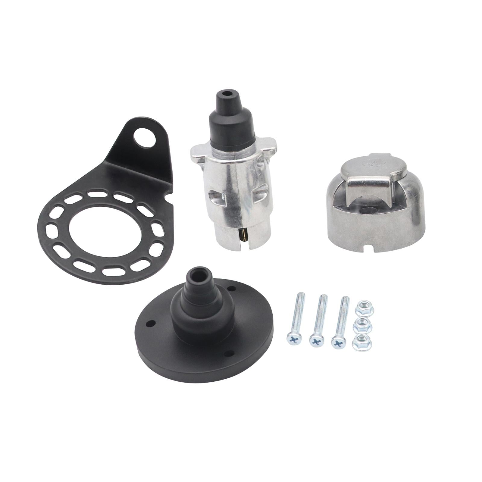 7 Pin Trailer Plug Socket for Direct Replacement Durable Easily Install