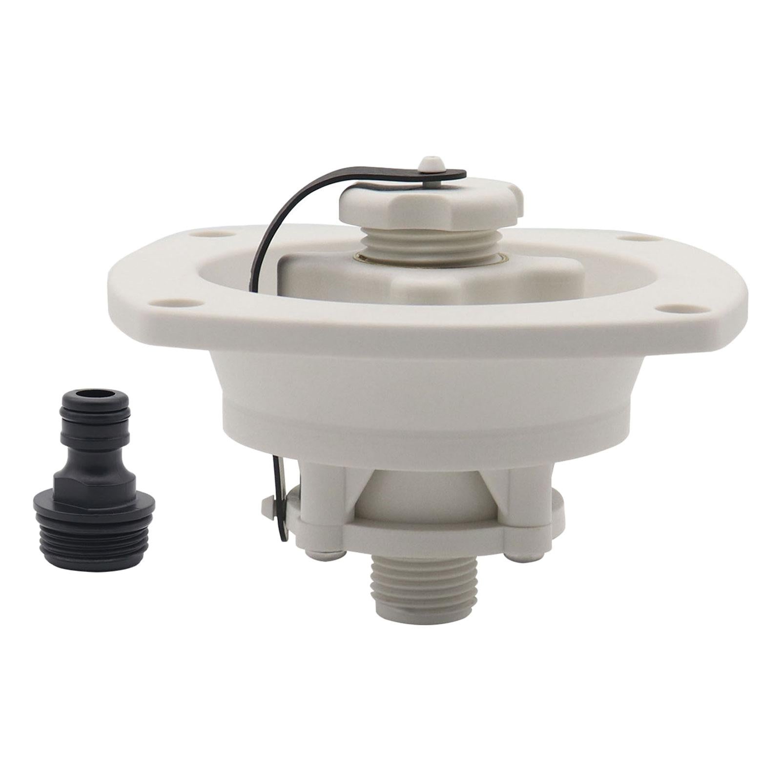 RV Water Fill Inlet RV City Water Fill Inlet with Check Gate for Marine