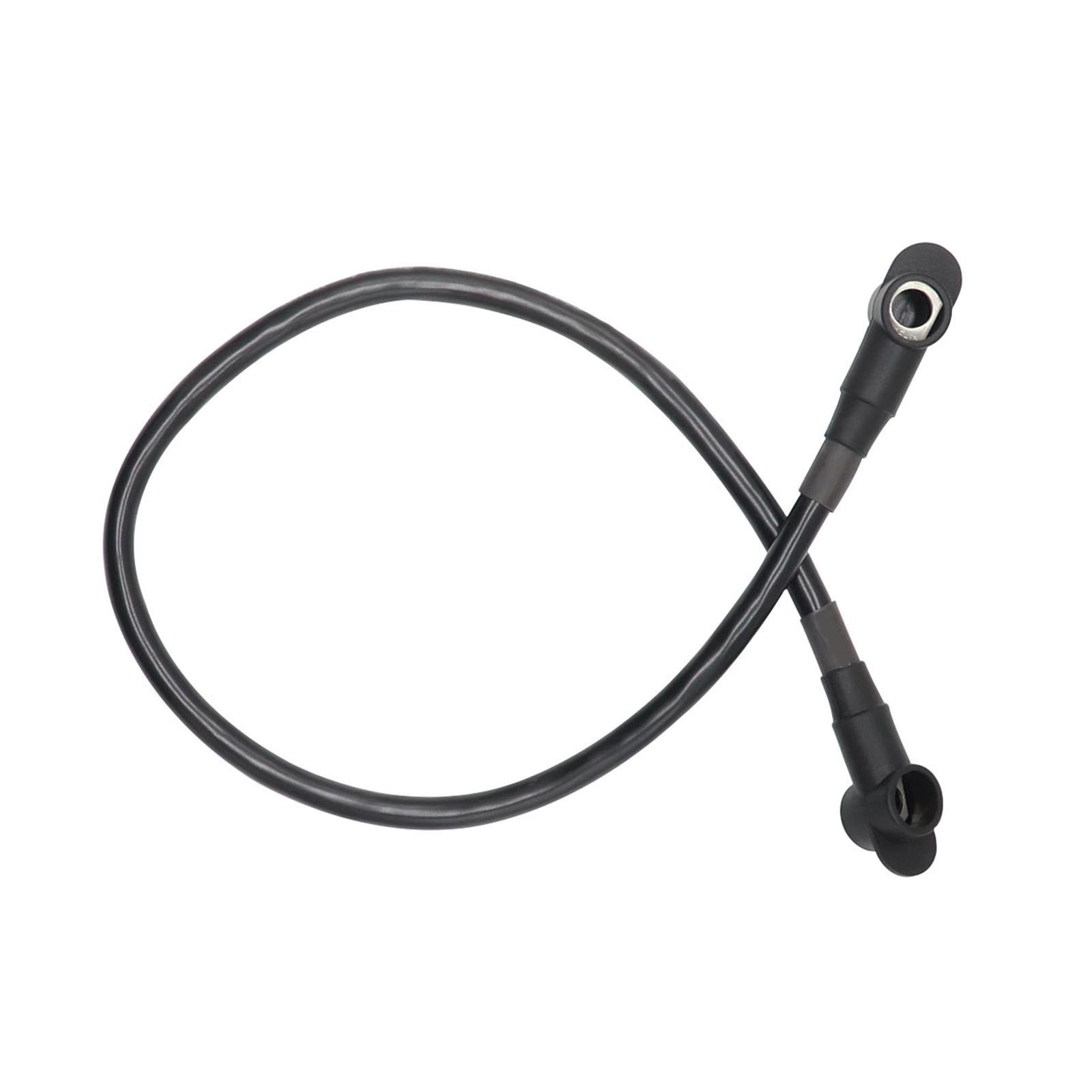 Automotive 4 AWG Battery Cable 3/8in Lugs for Marine RV Multifunctional Black