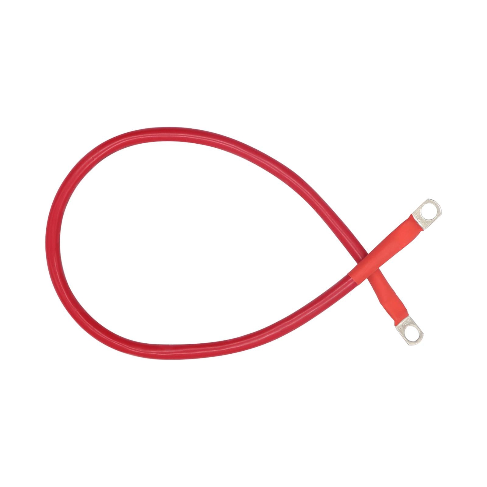 Automotive 4 AWG Battery Cable 3/8in Lugs for Marine RV Multifunctional Red