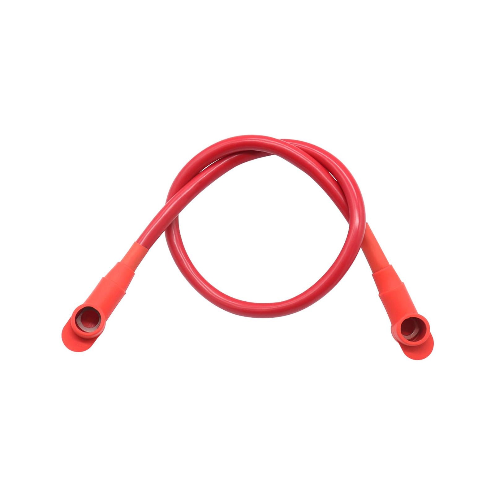 Automotive 4 AWG Battery Cable 3/8in Lugs for Marine RV Multifunctional Red