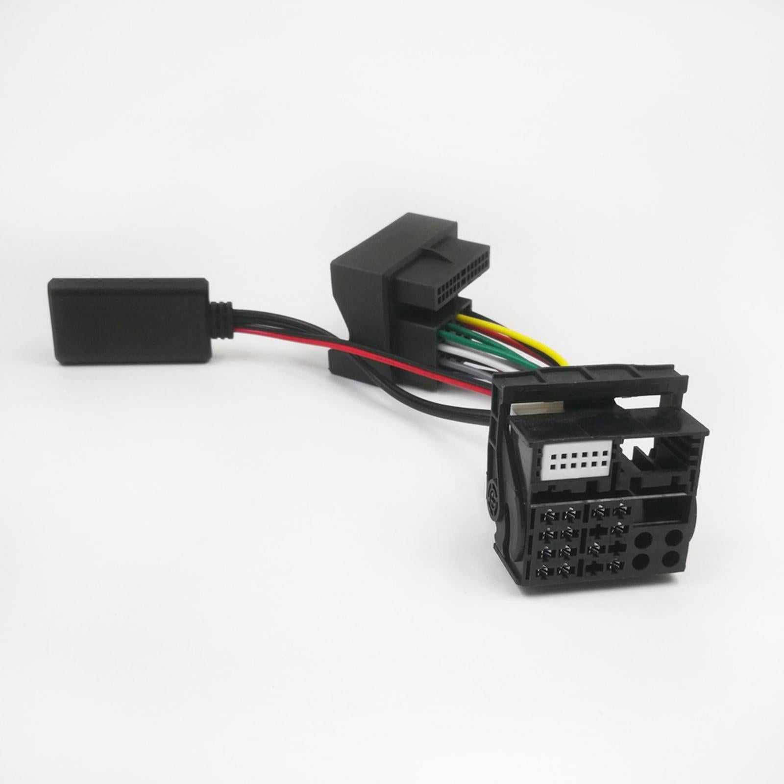 Radio AUX Cable Adapter with Microphone 12Pin for RNS315 Replace Parts