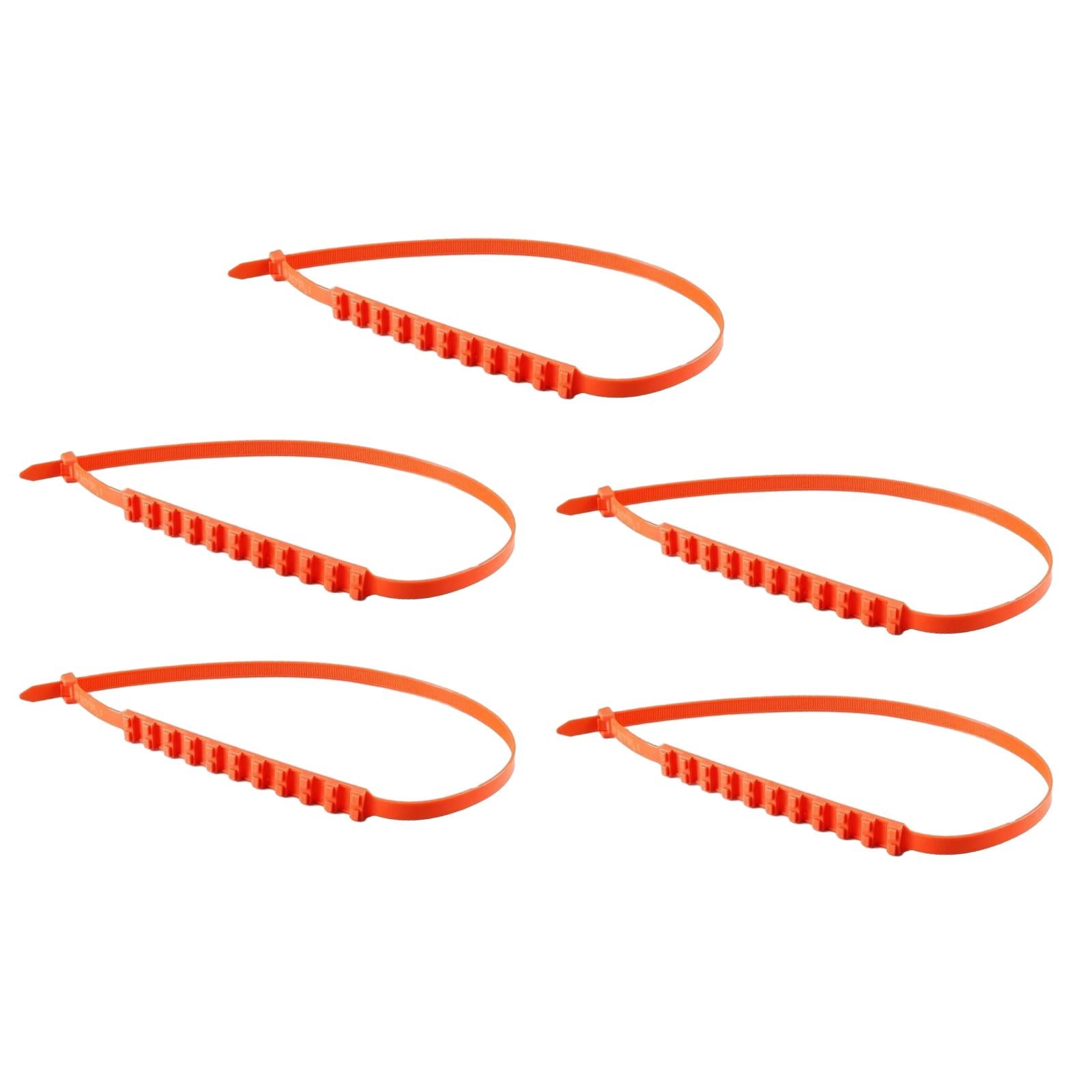 Car Snow Chains Length 95cm Nylon Car Wheel Chains for Suvs Trucks 5 pieces
