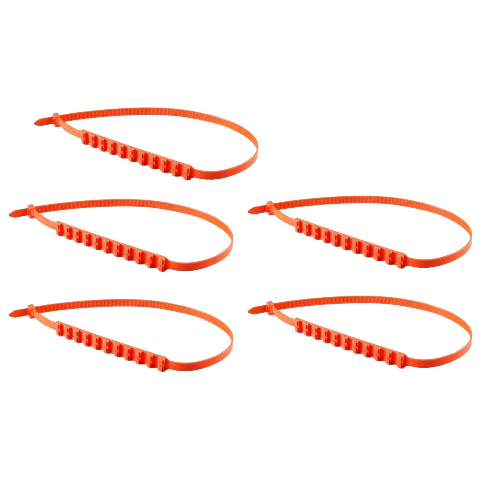 Car Snow Chains Length 95cm Nylon Car Wheel Chains for Suvs Trucks 5 pieces