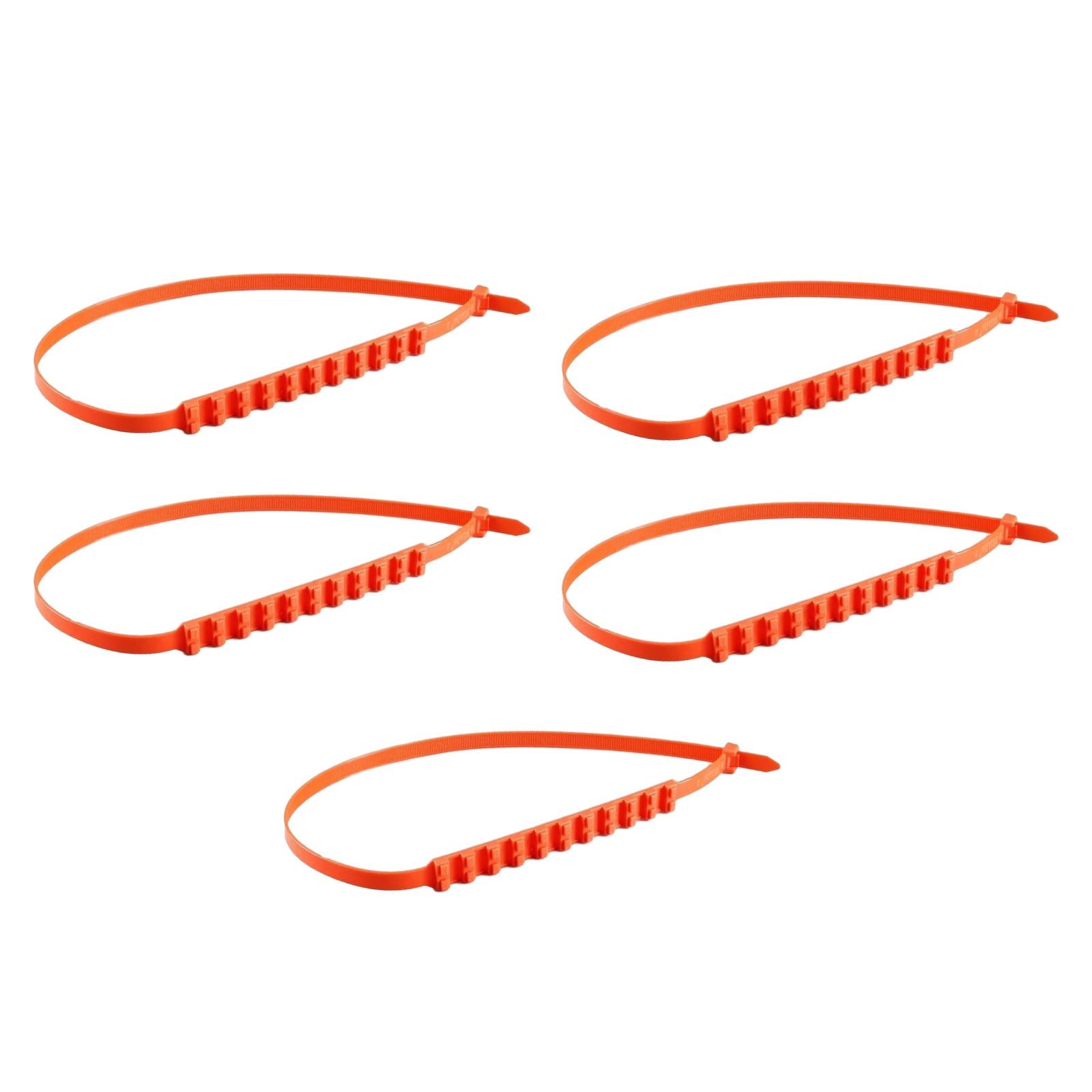 Car Snow Chains Length 95cm Nylon Car Wheel Chains for Suvs Trucks 5 pieces