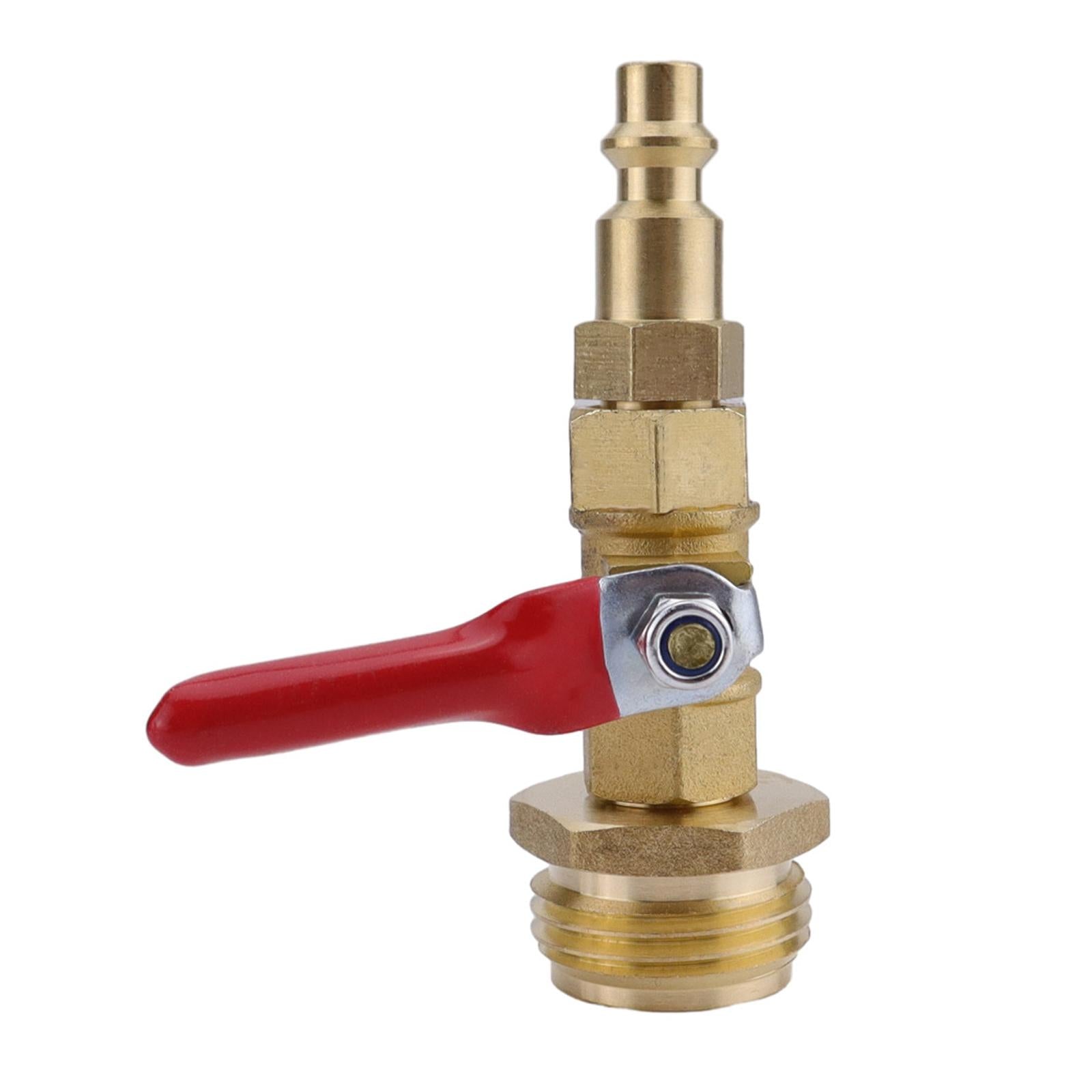 RV Winterize Blowout Adapter Kit 1/4'' Male Quick Plug for Trailer Boat