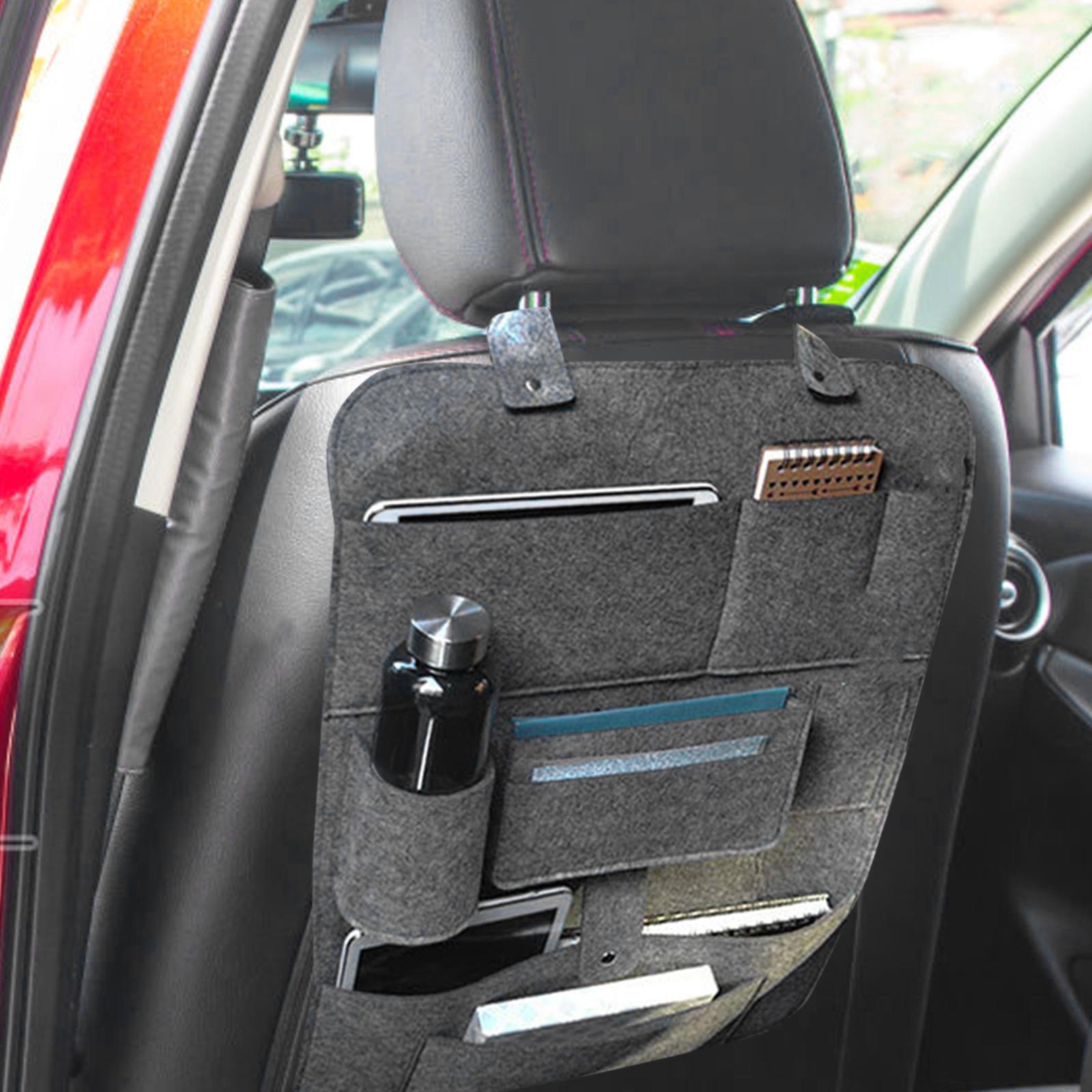 Car Seat Back Organizer Tidy Pouch Interior Accessories Backseat Storage Bag