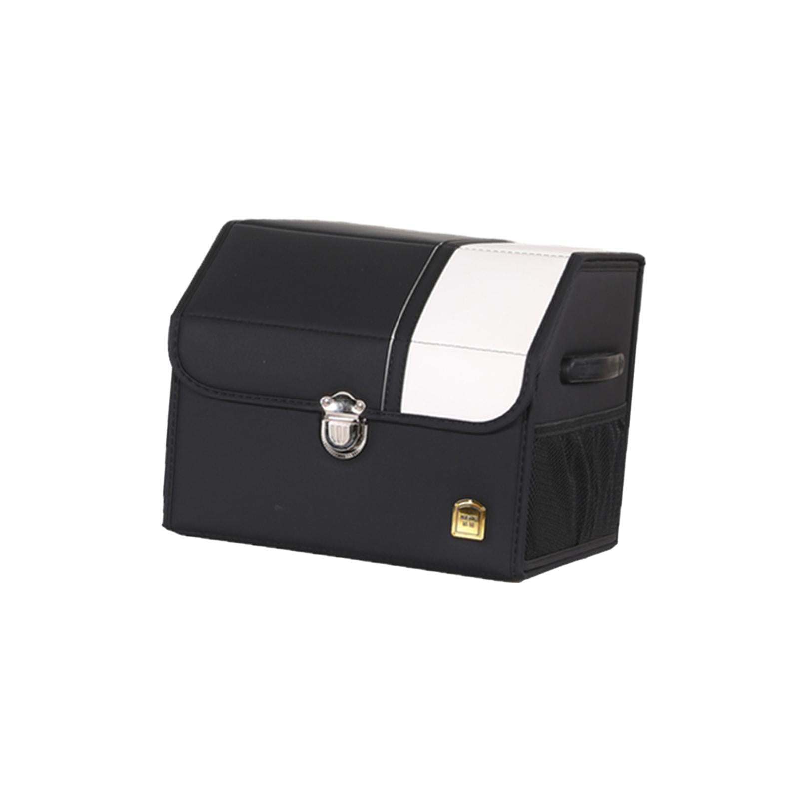Car SUV Trunk Cargo Organizer Black Collapsible Sturdy Multipurpose Portable 36cmx31cmx29cm