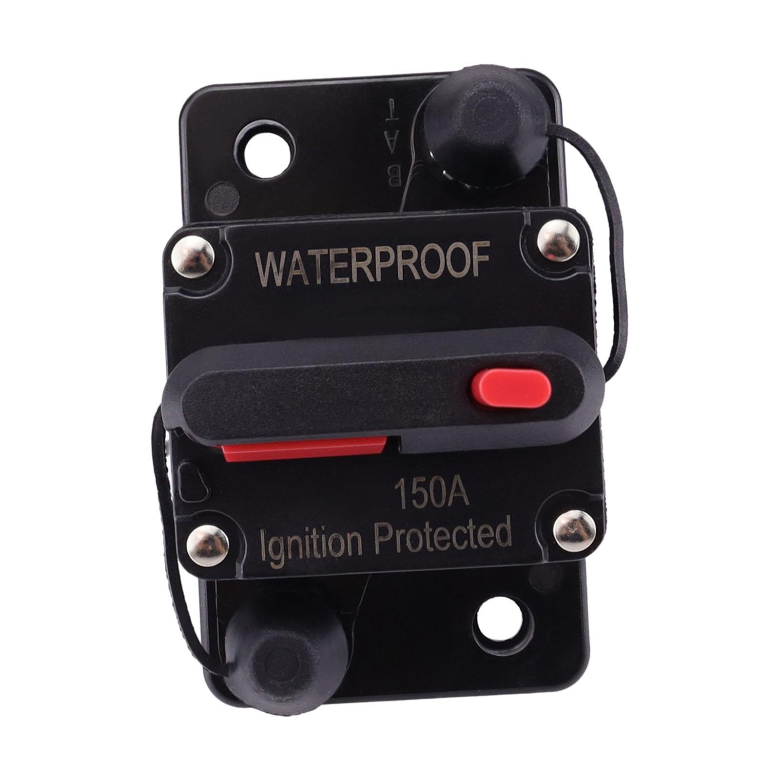 Marine Circuit Breaker with Manual Reset 12V-48V DC for Car Audio Truck 150A