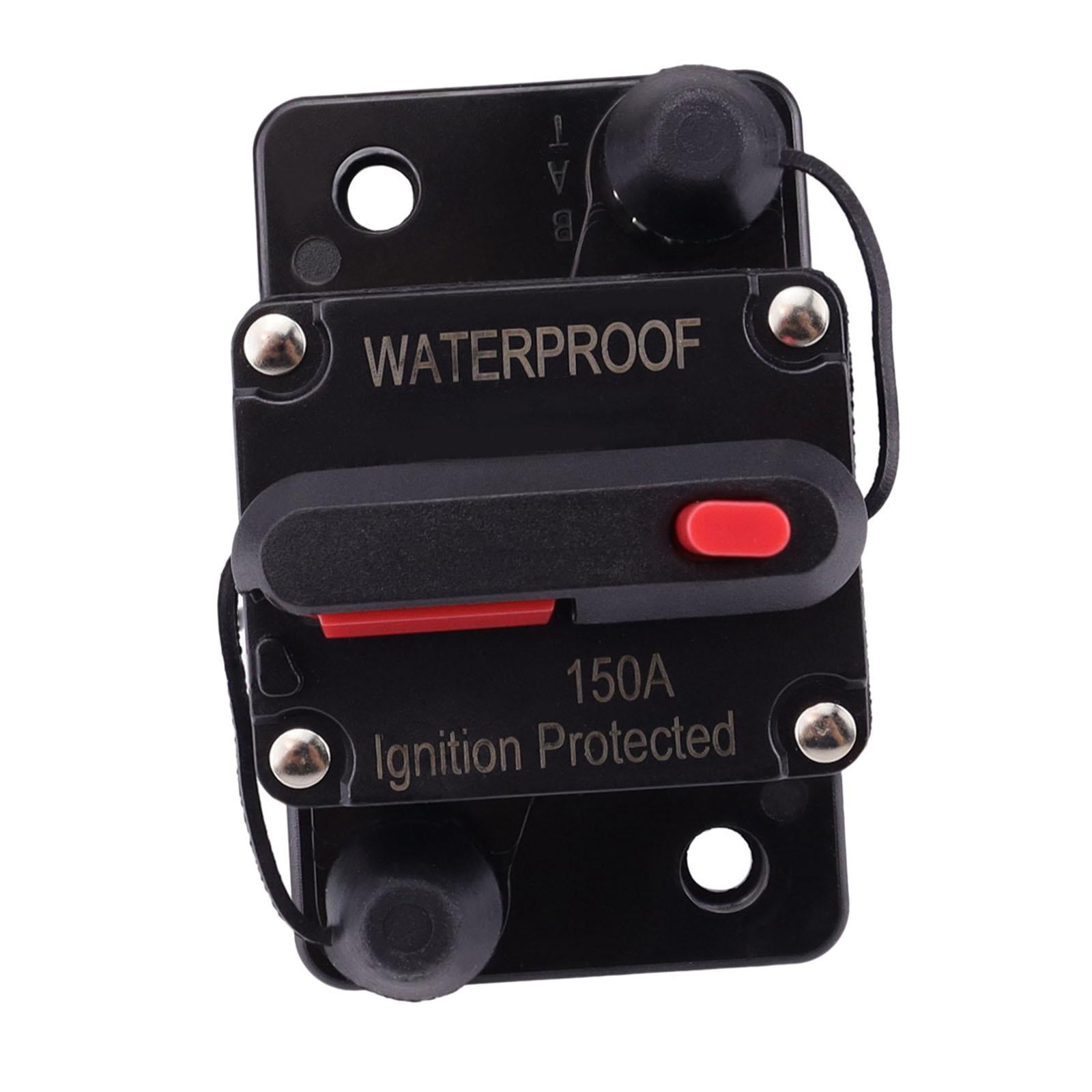 Marine Circuit Breaker with Manual Reset 12V-48V DC for Car Audio Truck 150A