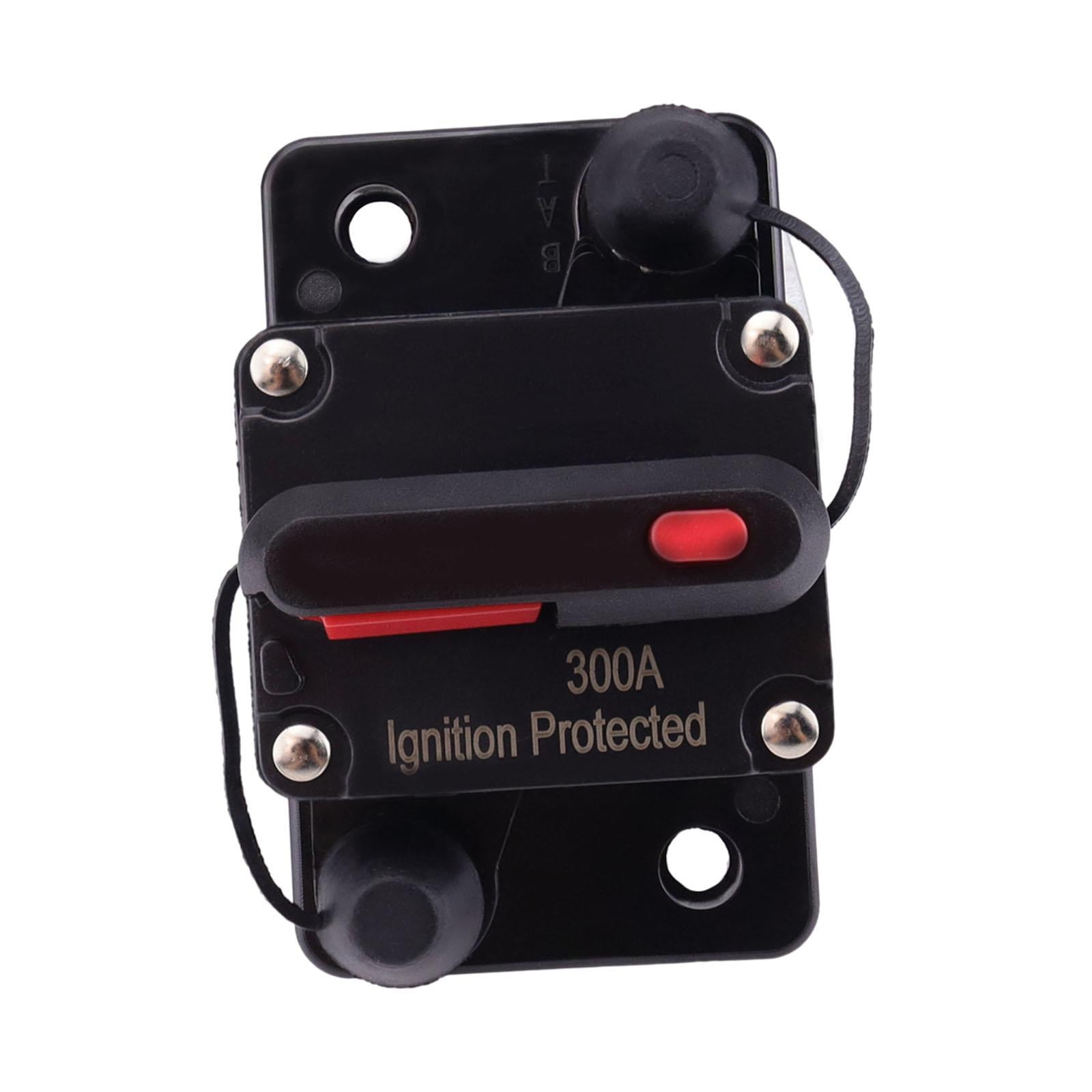 Marine Circuit Breaker with Manual Reset 12V-48V DC for Car Audio Truck 300A
