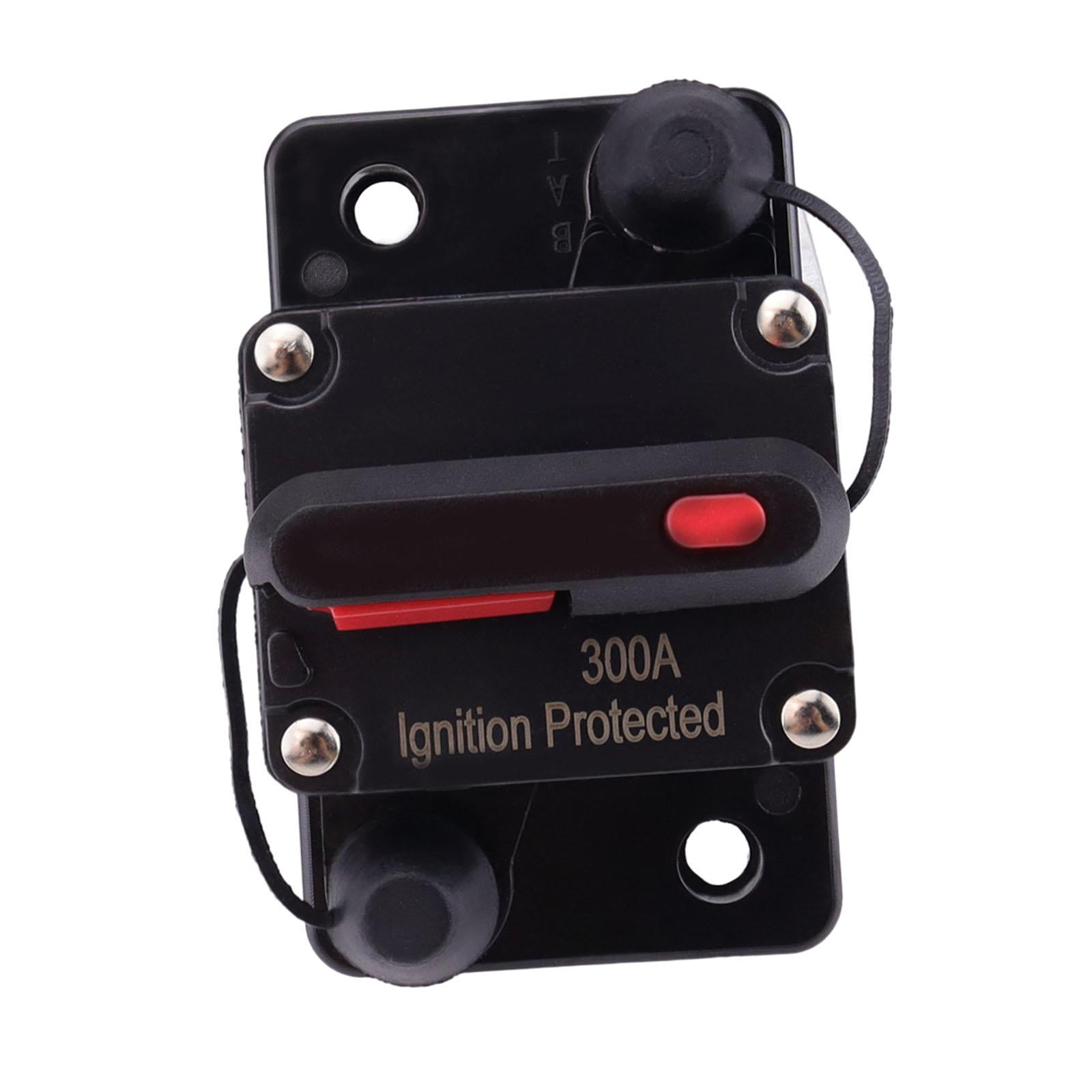 Marine Circuit Breaker with Manual Reset 12V-48V DC for Car Audio Truck 300A