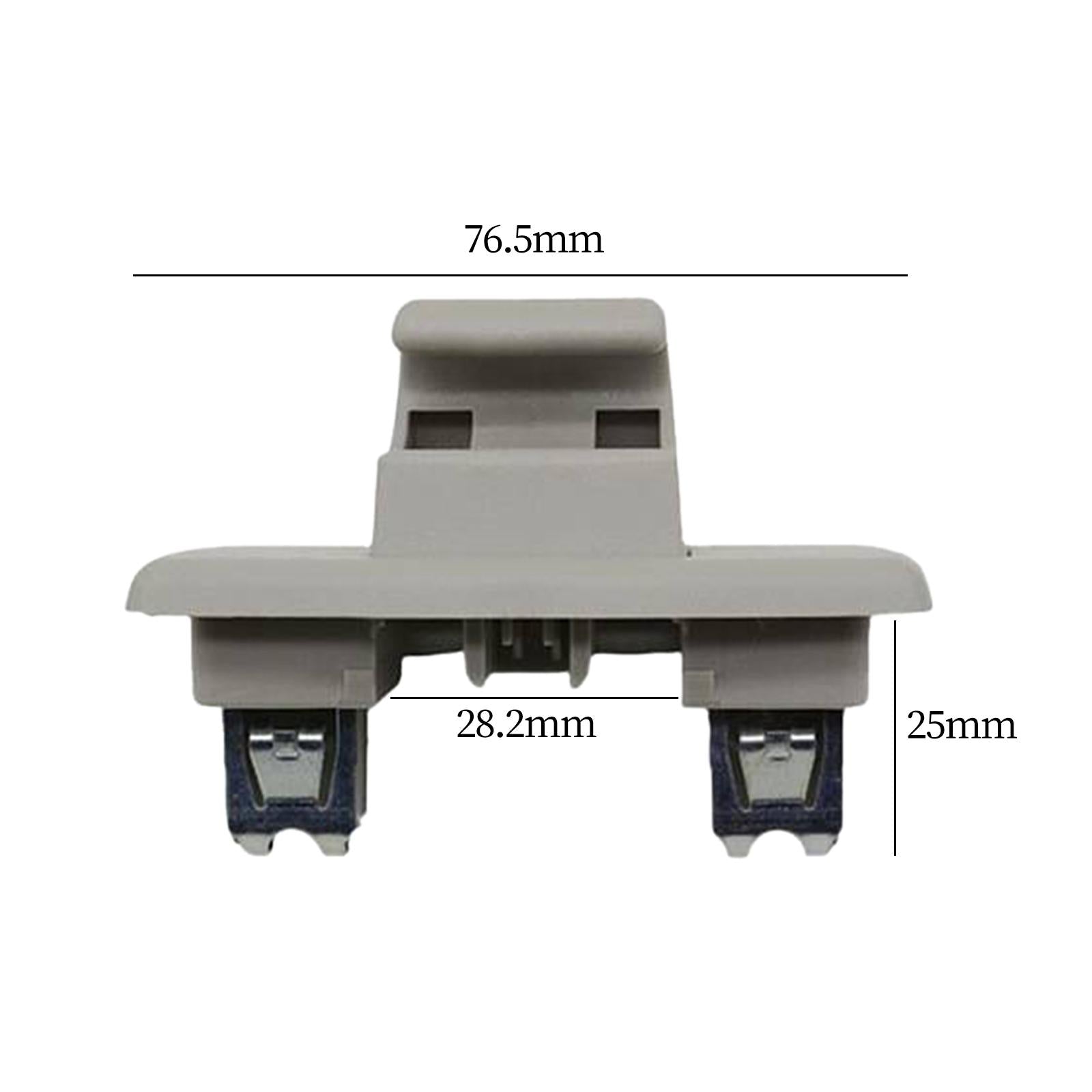 Sun Visor Clip Hook Bracket A1668100012 Sturdy Professional Lightweight Gray