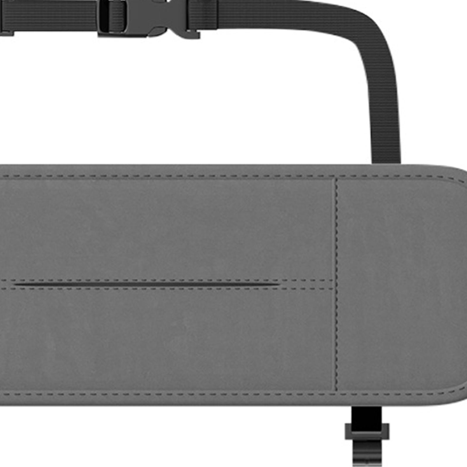 Car Seat Back Organizer Stylish Waterproof Seat Back Organizer Tissue Holder grey