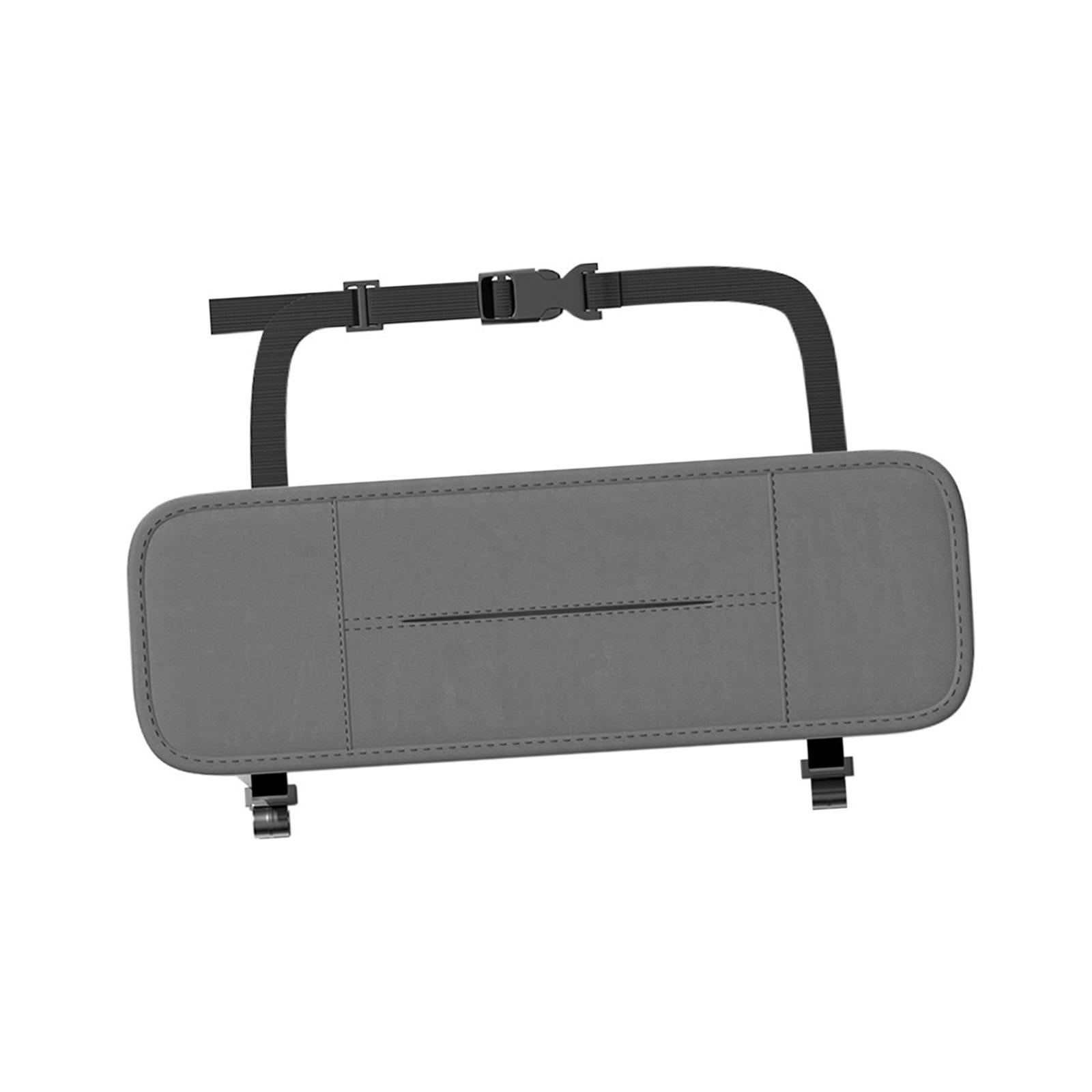 Car Seat Back Organizer Stylish Waterproof Seat Back Organizer Tissue Holder grey