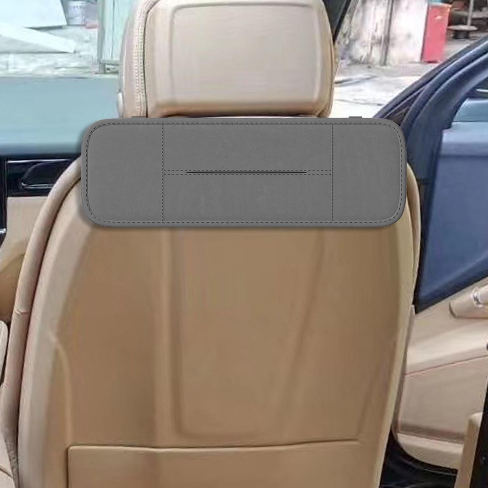 Car Seat Back Organizer Stylish Waterproof Seat Back Organizer Tissue Holder grey