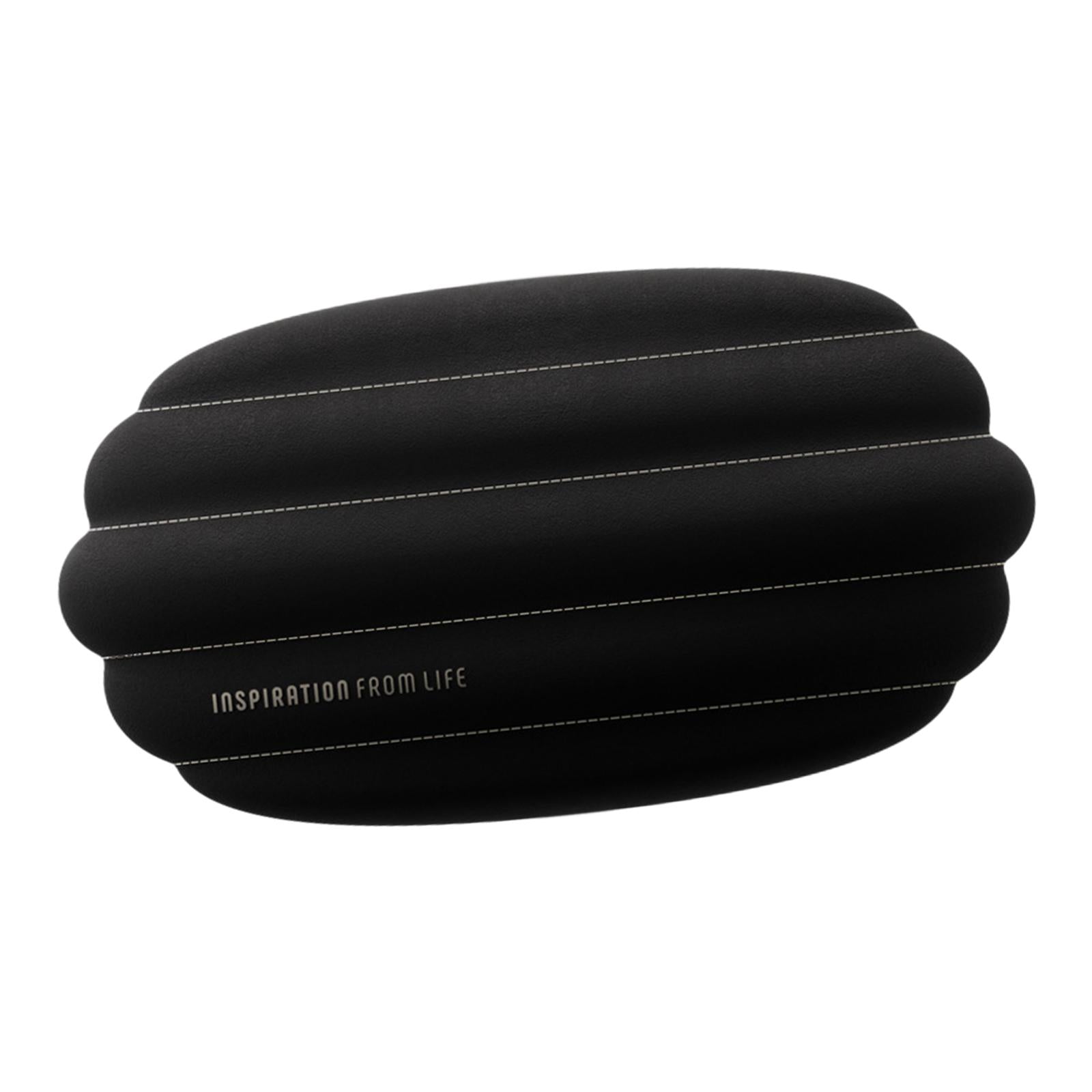Air Headrest Pillow Interior Accessories Memory Foam Soft Seat Back Pillow Black