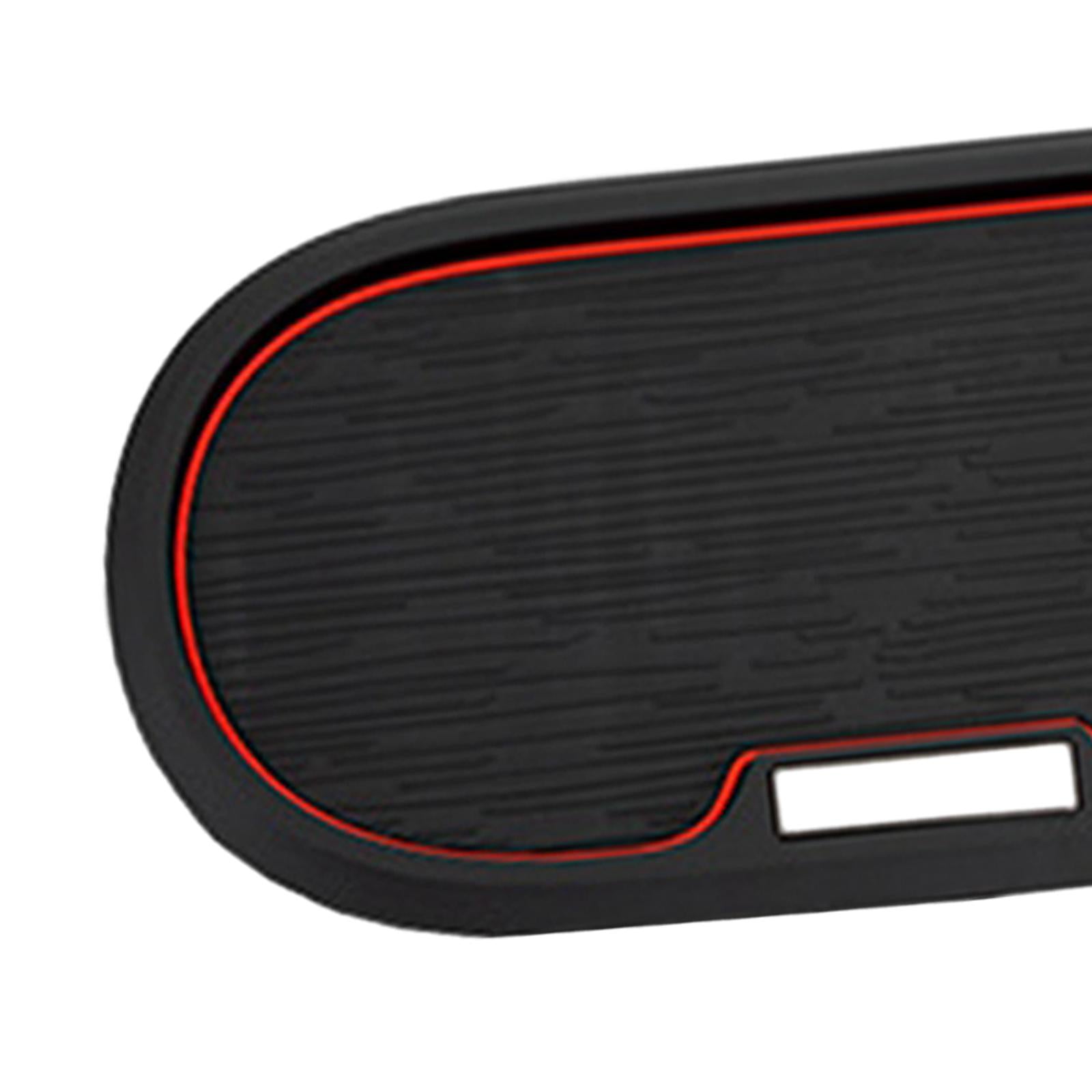 Car Dashboard Mat Reusable Auto Phone Holder for Phones Sunglasses Keys Round