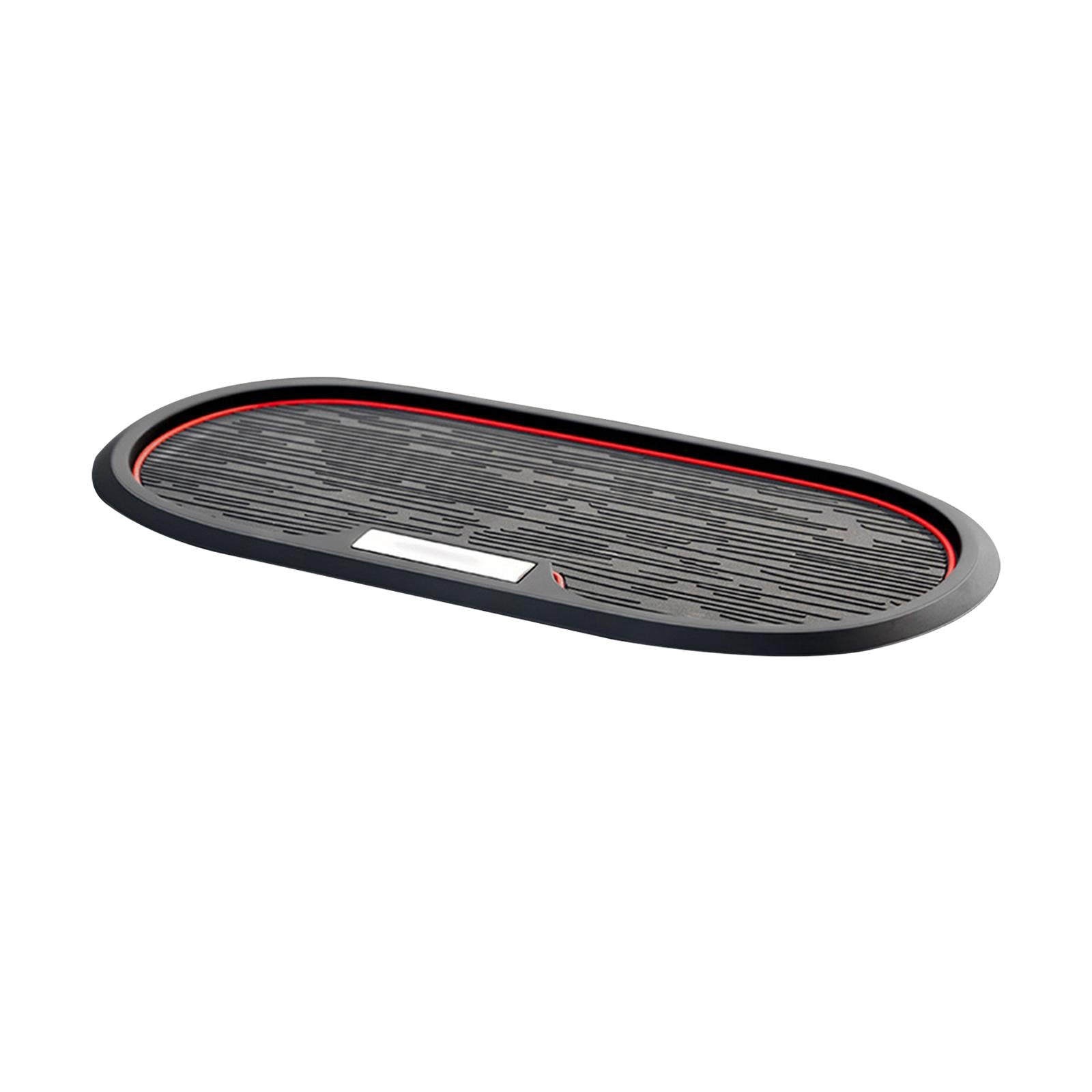 Car Dashboard Mat Reusable Auto Phone Holder for Phones Sunglasses Keys Round