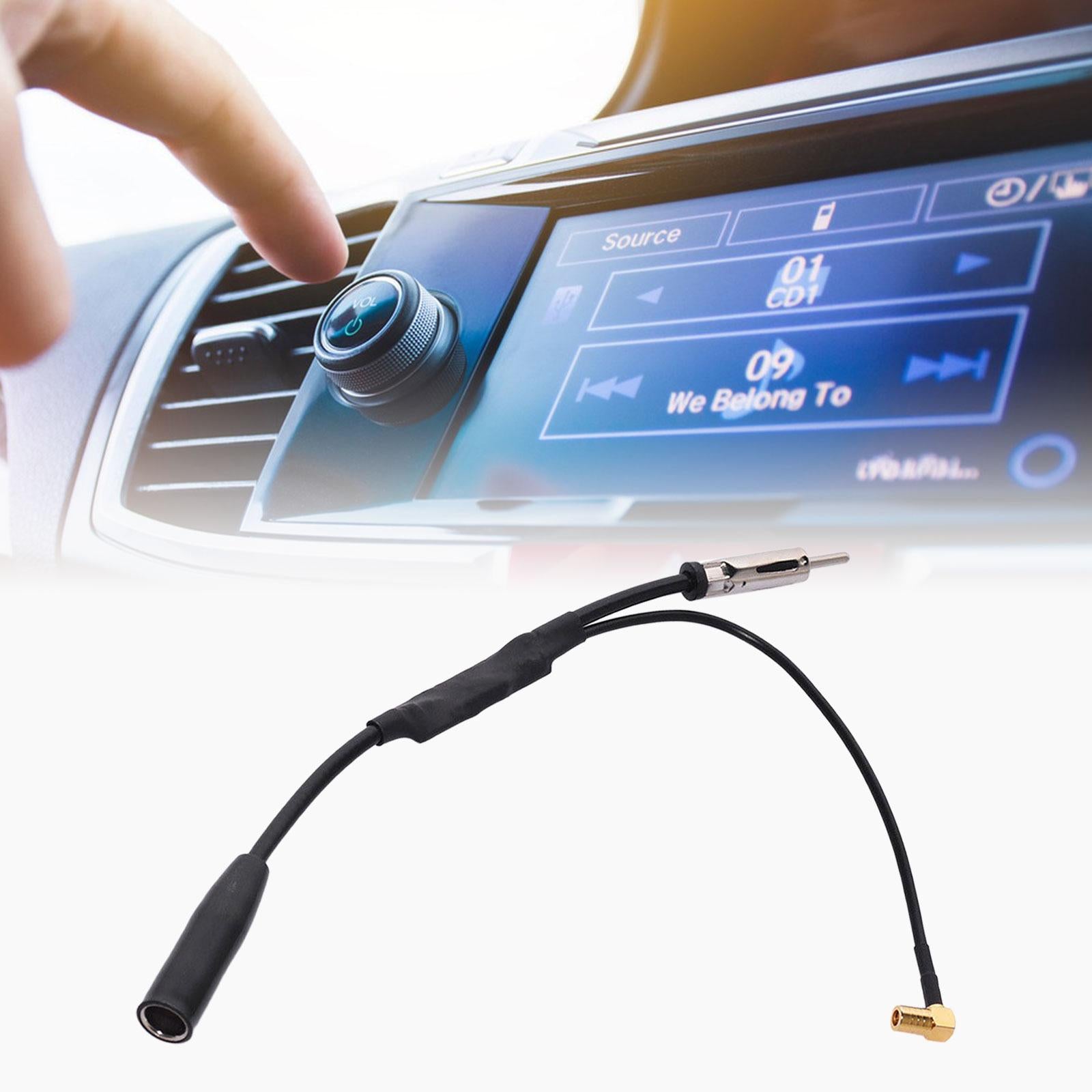 Smb Antenna Splitter FM AM DAB Car Radio Accessory DAB Aerial Splitter Cable