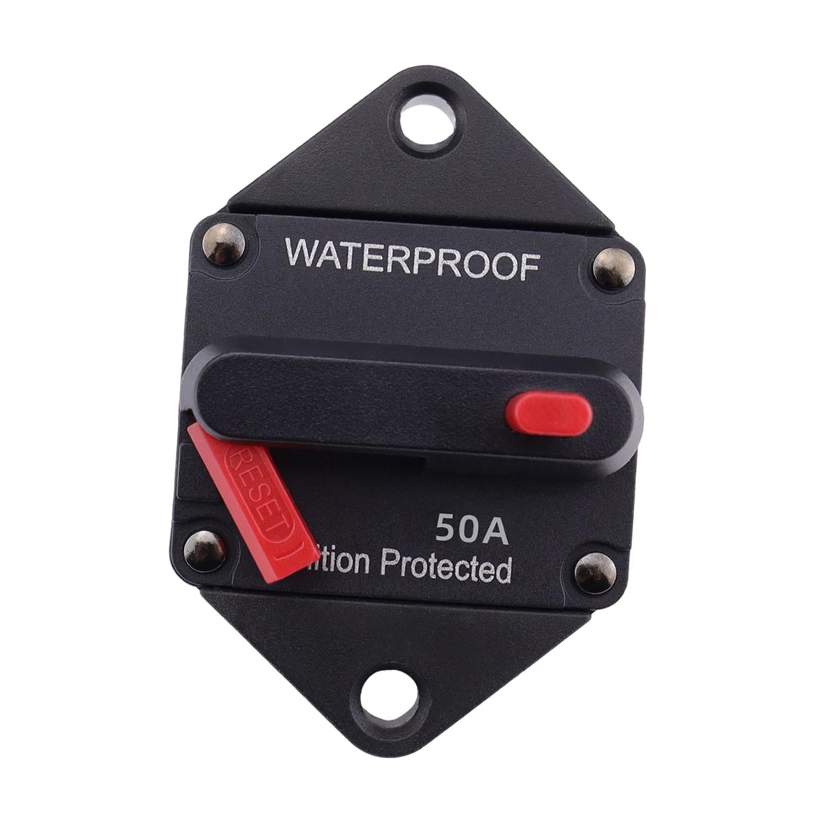 Circuit Breaker Premium with Manual Reset Button for Auto Truck Trailer 50A