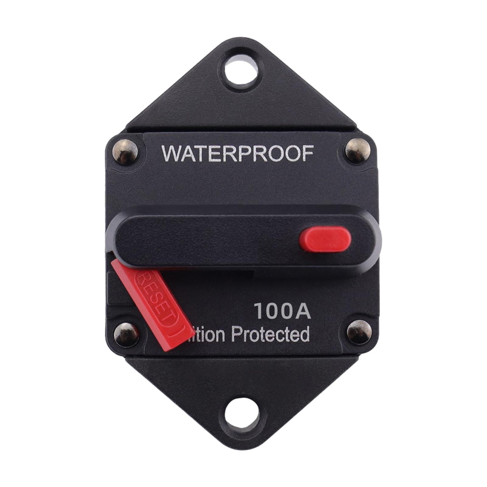 Circuit Breaker Premium with Manual Reset Button for Auto Truck Trailer 100A