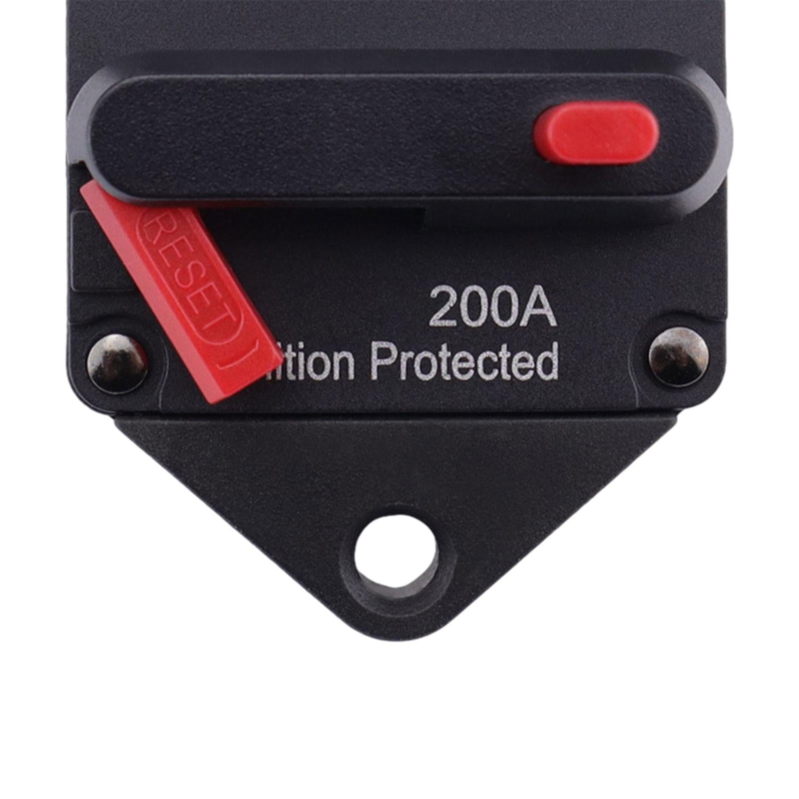 Circuit Breaker Premium with Manual Reset Button for Auto Truck Trailer 200A