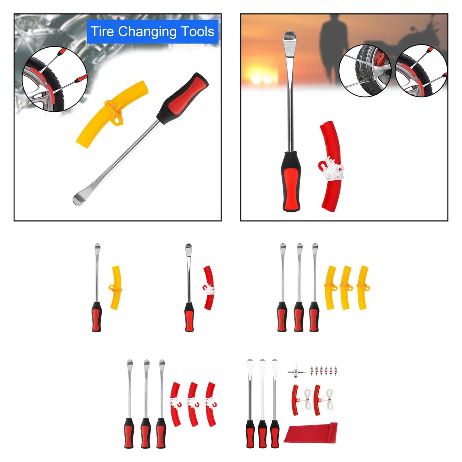 Tire Spoon Lever Multifunction Durable Bike Tire Removal Tool Bike Tire Tool Yellow