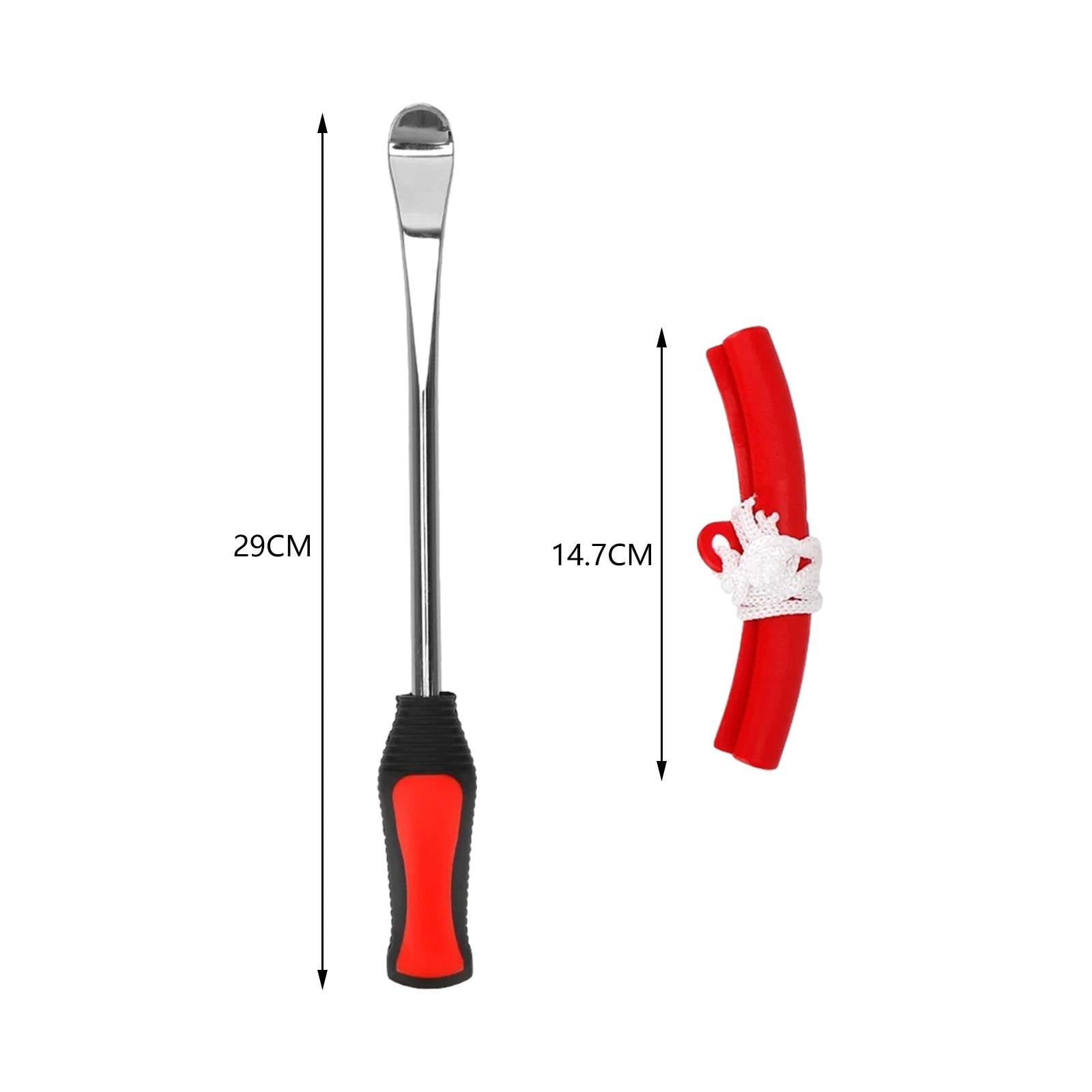 3 Pieces Tire Spoon Lever Motorcycle Tire Changing Tools Bike Tire Lever Set Red