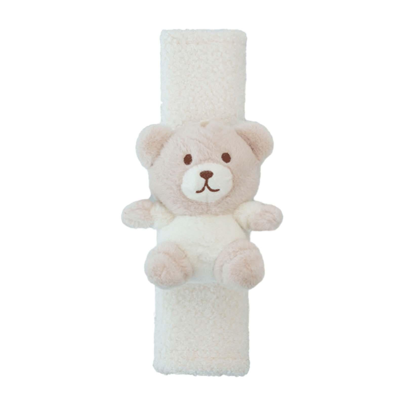 3xCar Seat Belt Strap Cover Auto Seat Belt Cover for All Cars Women Girls Bear